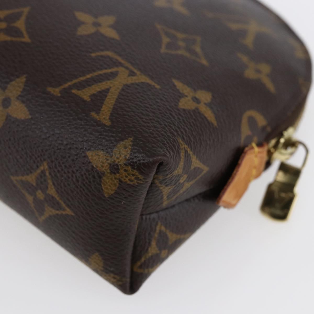 LOUIS VUITTON Monogram Pochette Cosmetic GM Cosmetic Pouch M47353 LV Auth 145857