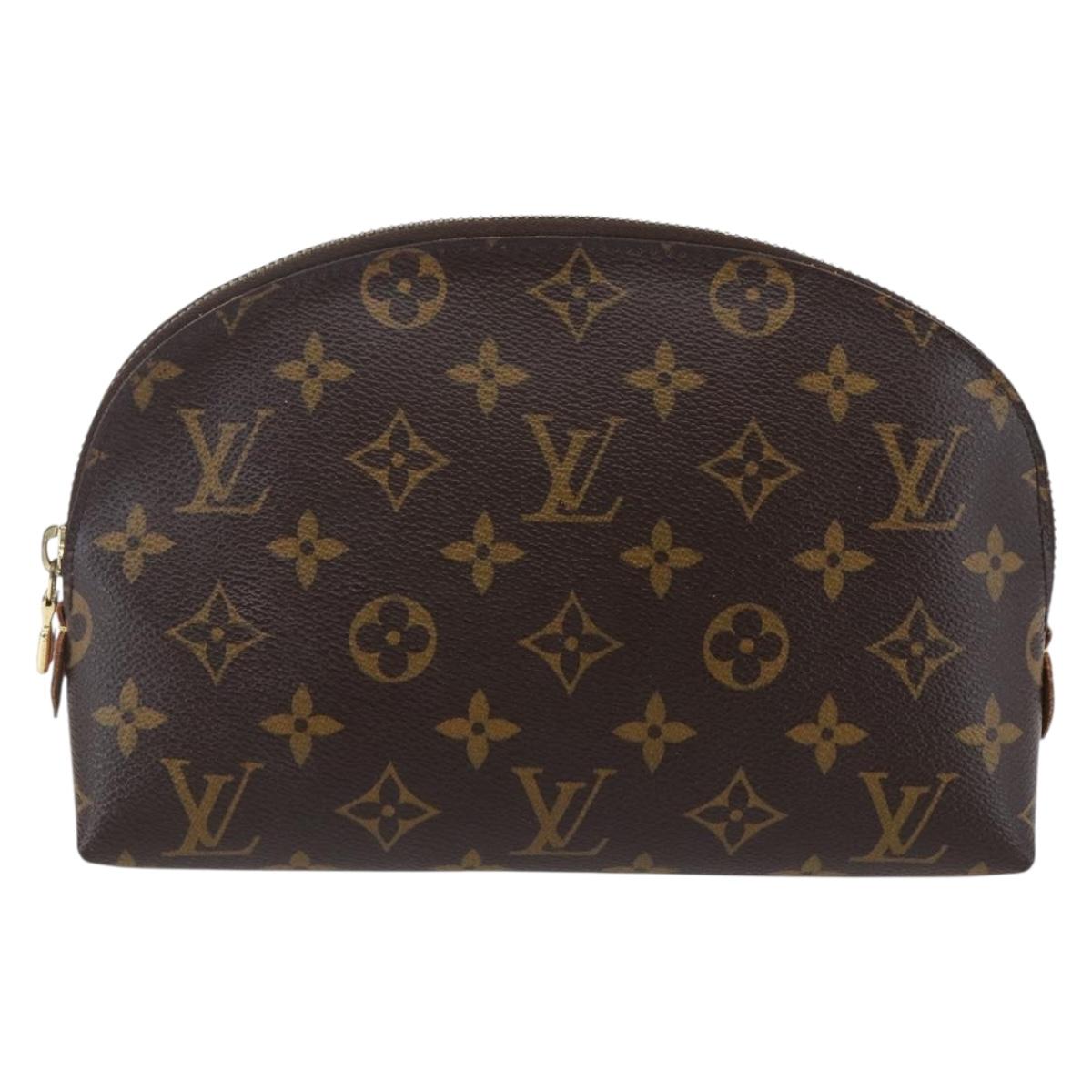 LOUIS VUITTON Monogram Pochette Cosmetic GM Cosmetic Pouch M47353 LV Auth 145857