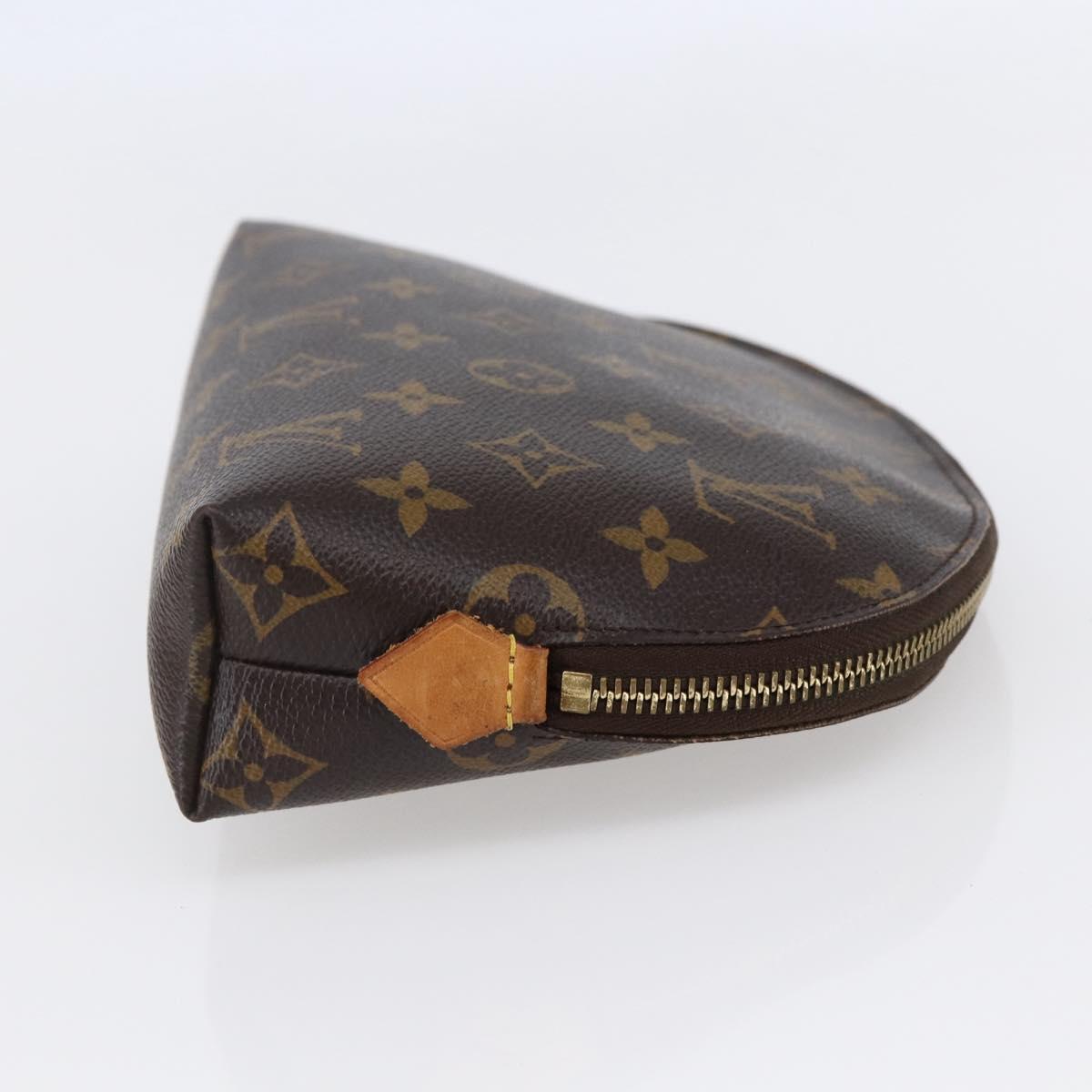 LOUIS VUITTON Monogram Pochette Cosmetic GM Cosmetic Pouch M47353 LV Auth 145857