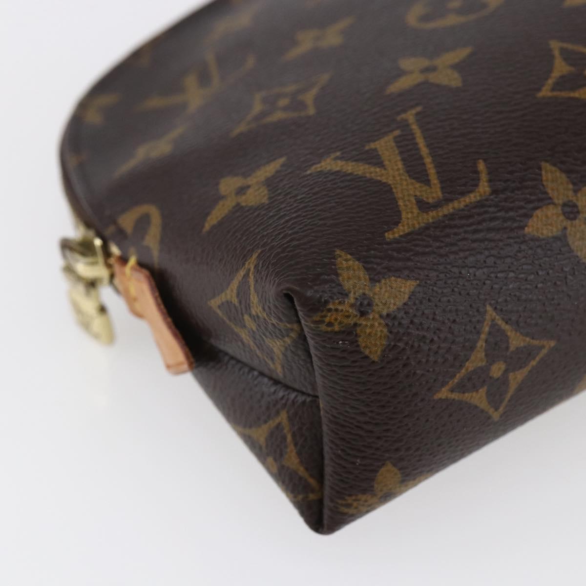 LOUIS VUITTON Monogram Pochette Cosmetic GM Cosmetic Pouch M47353 LV Auth 145857