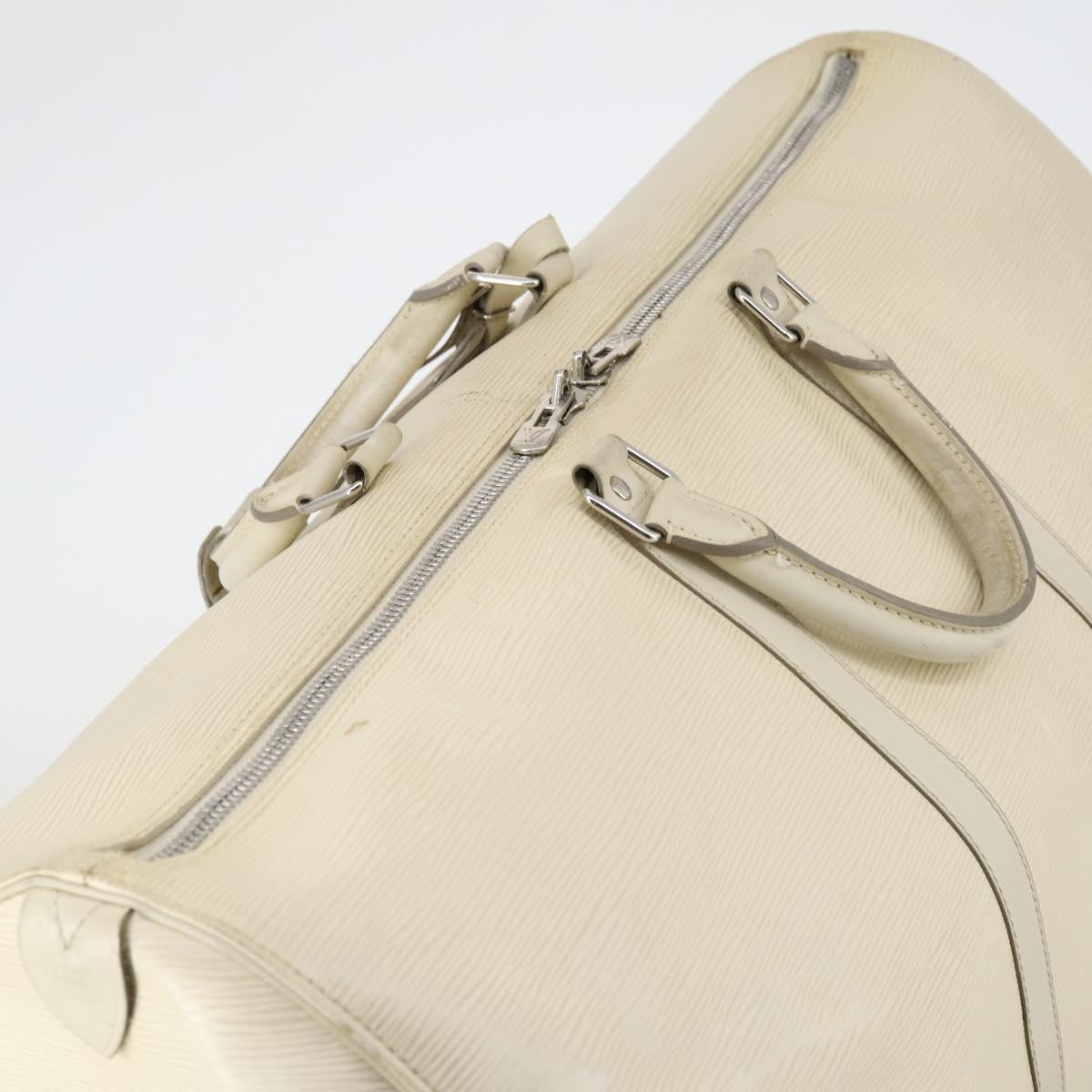 LOUIS VUITTON Epi Keepall 55 Boston Bag Yvoire LV Auth 145860