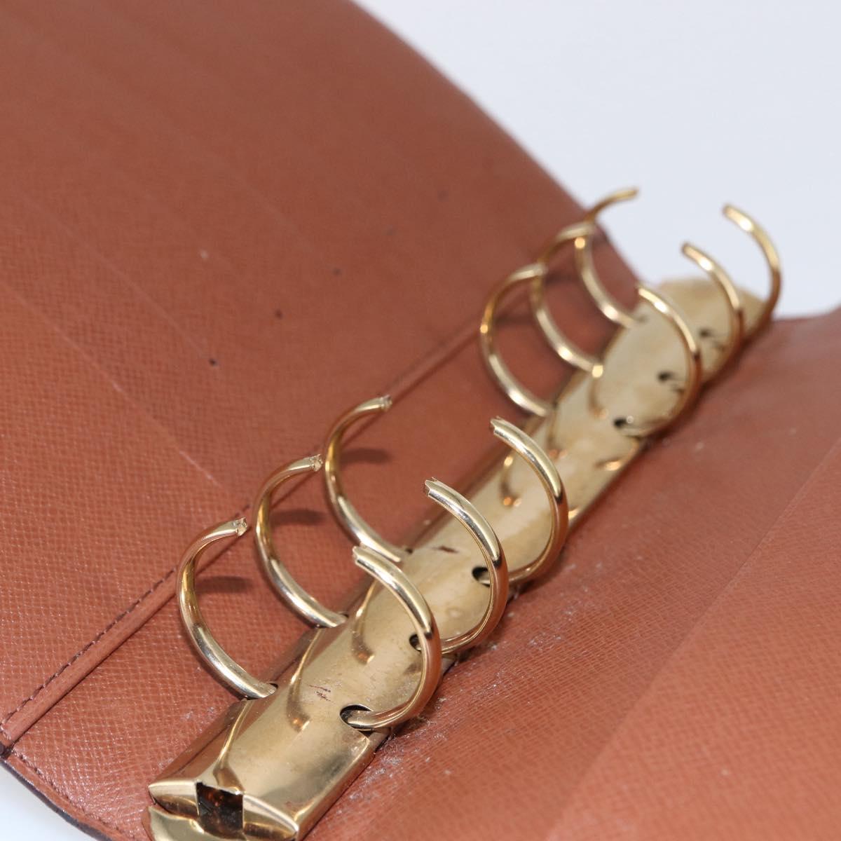 LOUIS VUITTON Monogram Agenda MM Day Planner Cover R20105 LV Auth 145862