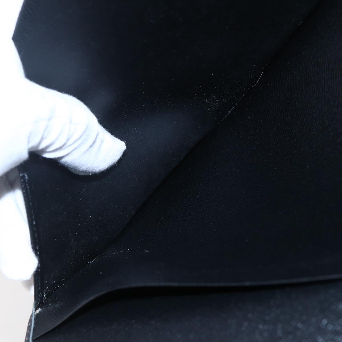 LOUIS VUITTON Taiga Agenda GM Day Planner Cover Black R20232 LV Auth 145864