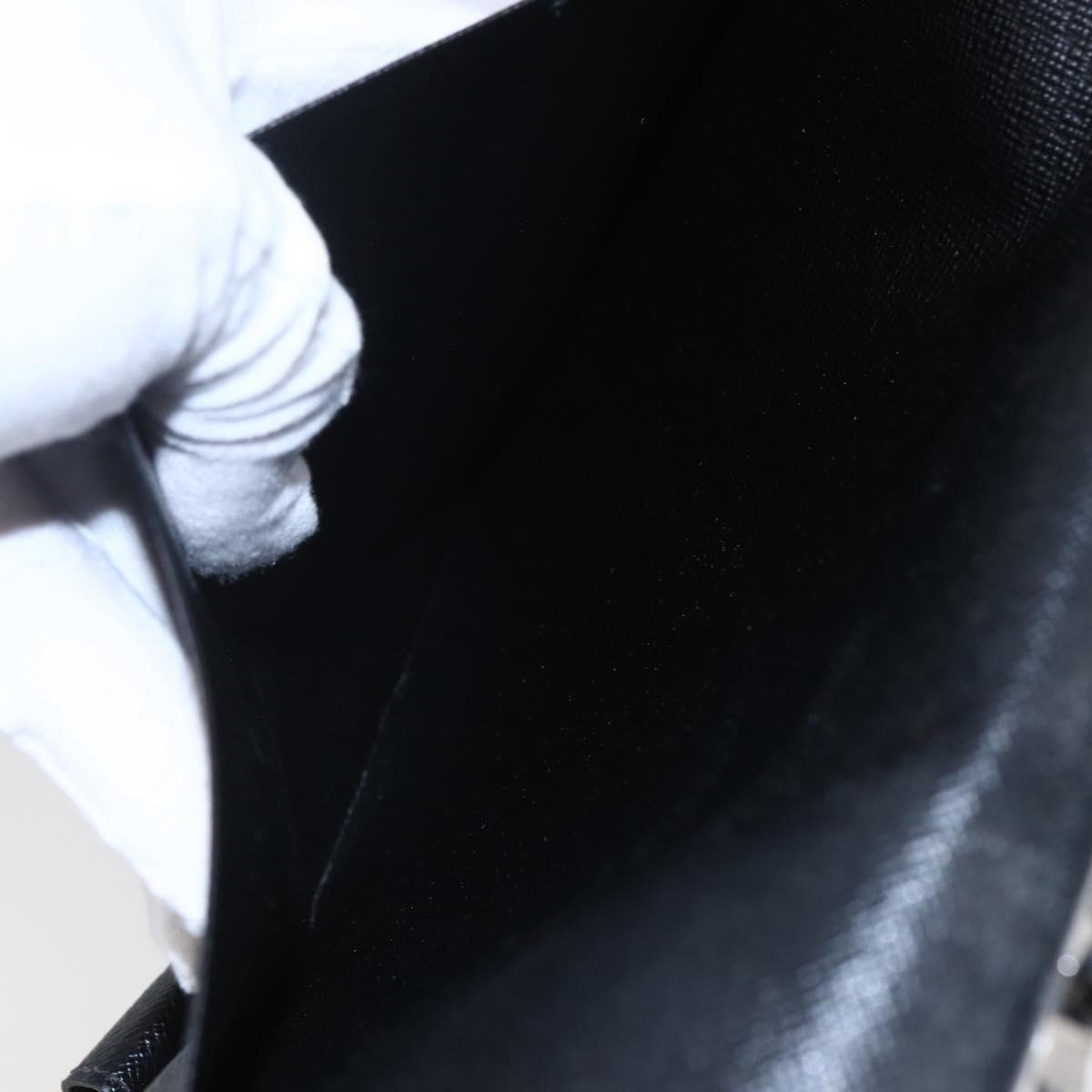 LOUIS VUITTON Taiga Agenda GM Day Planner Cover Black R20232 LV Auth 145864