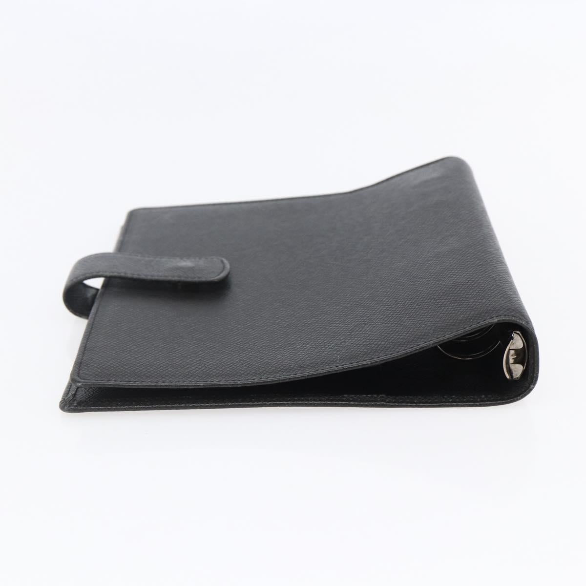 LOUIS VUITTON Taiga Agenda GM Day Planner Cover Black R20232 LV Auth 145864