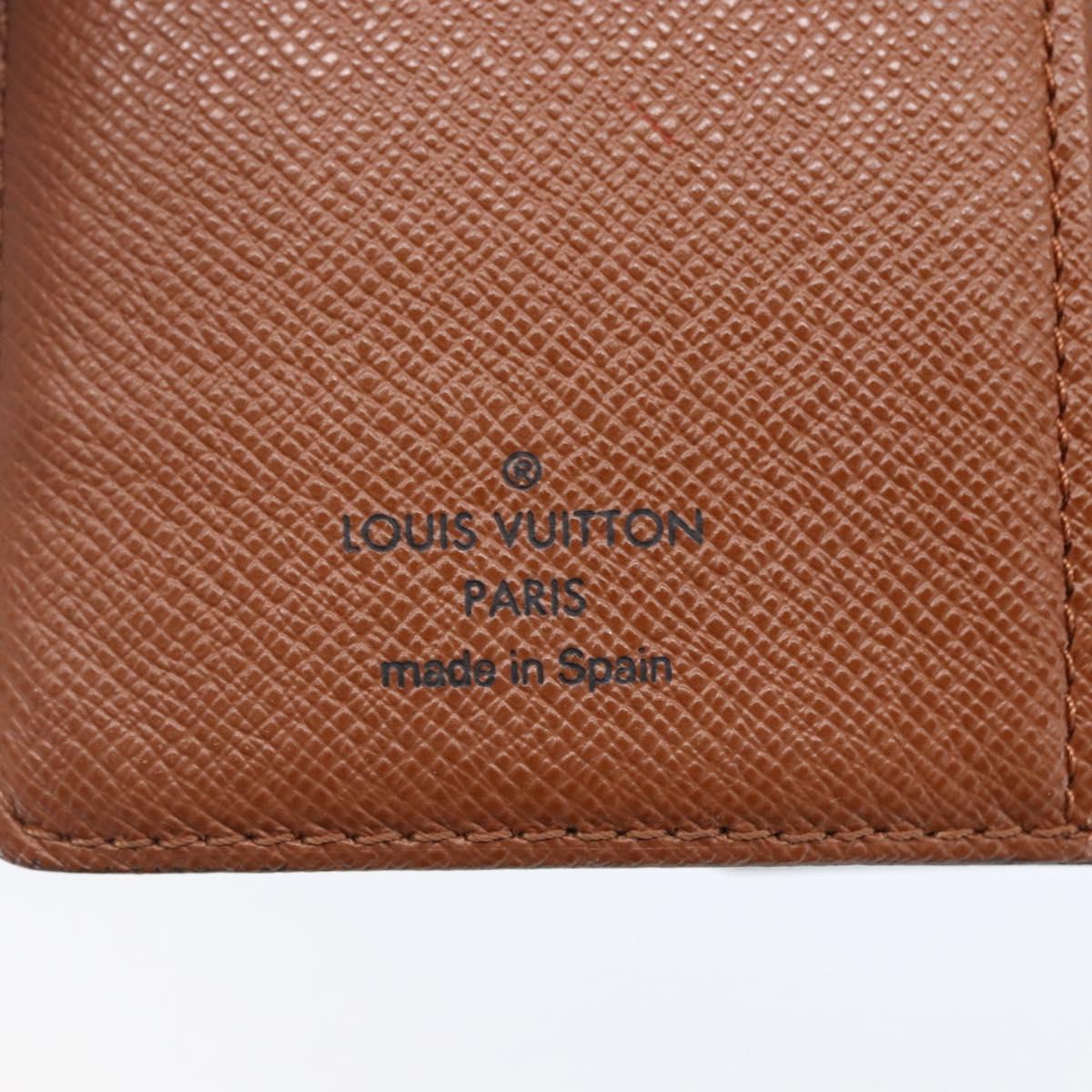 LOUIS VUITTON Monogram Agenda PM Day Planner Cover R20005 LV Auth 145866