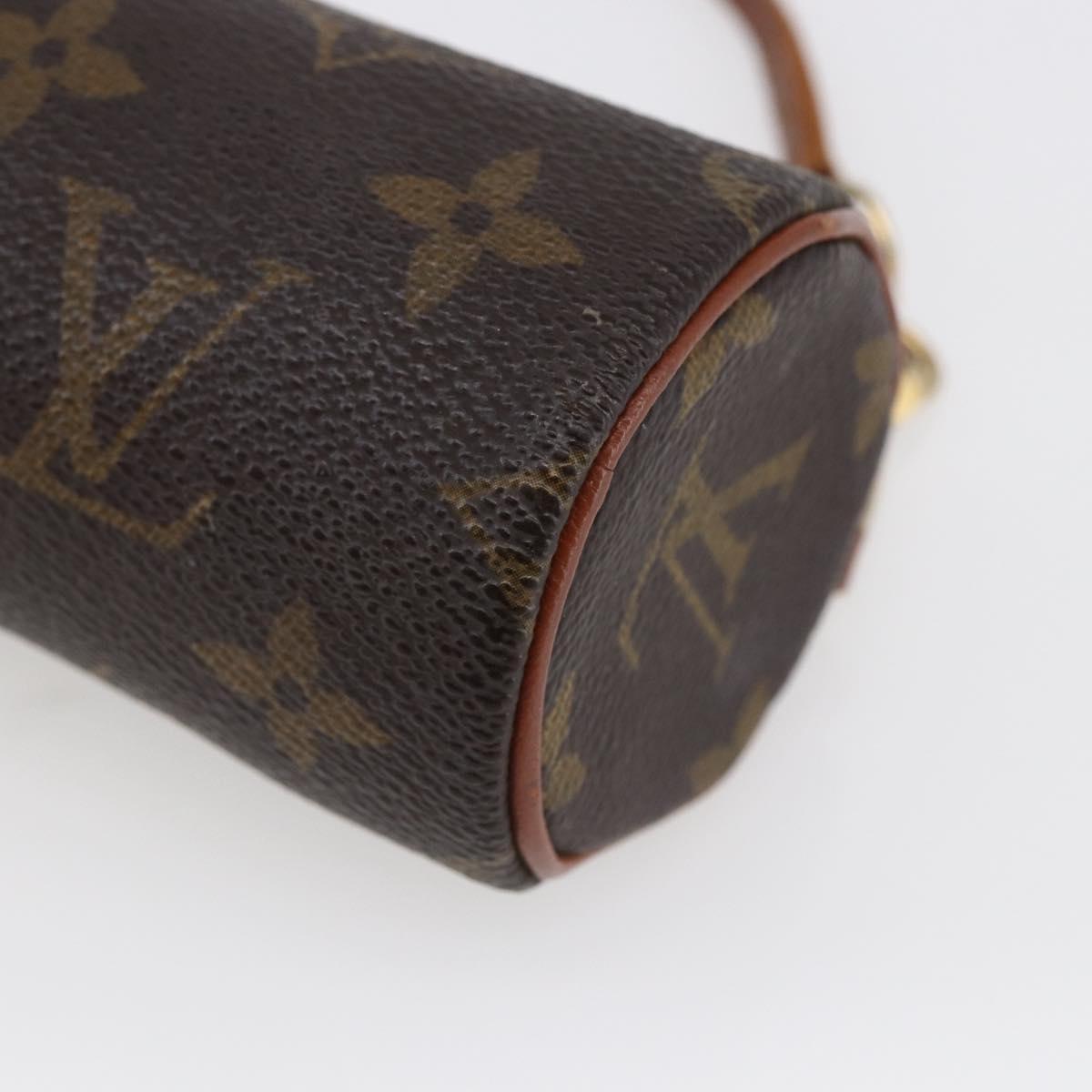 LOUIS VUITTON Monogram Papillon Pouch LV Auth 145867