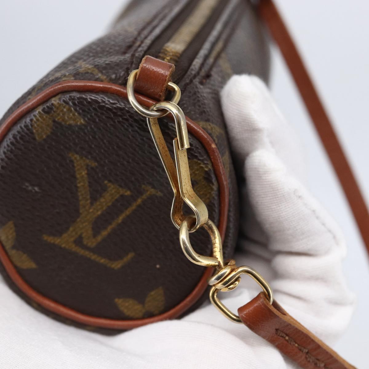 LOUIS VUITTON Monogram Papillon Pouch LV Auth 145867