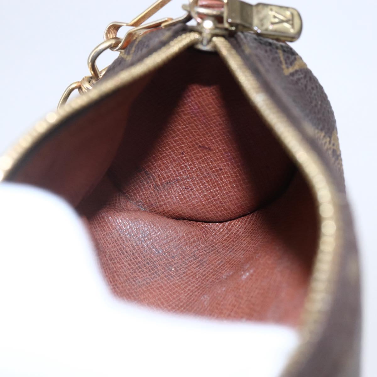 LOUIS VUITTON Monogram Papillon Pouch LV Auth 145867