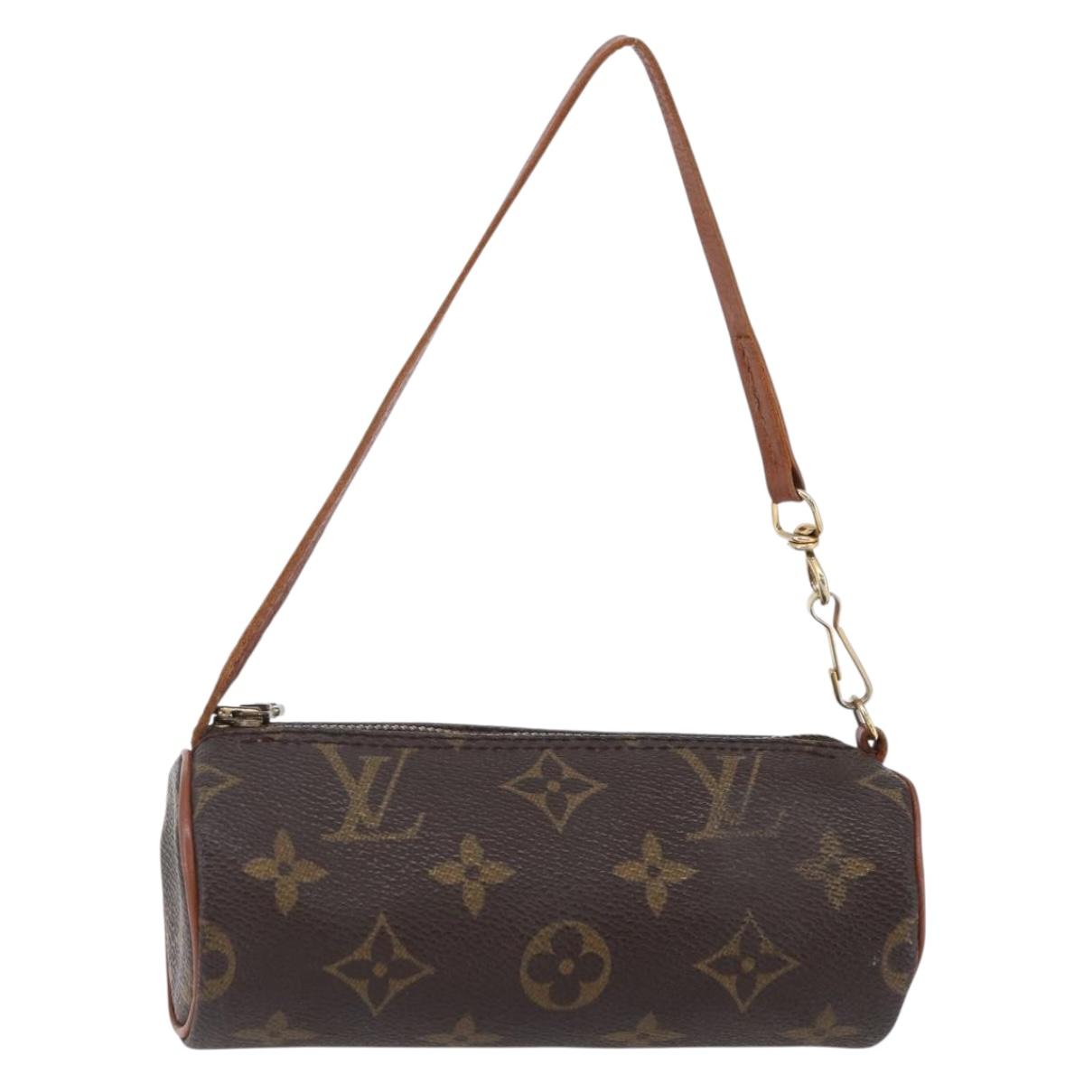 LOUIS VUITTON Monogram Papillon Pouch LV Auth 145867