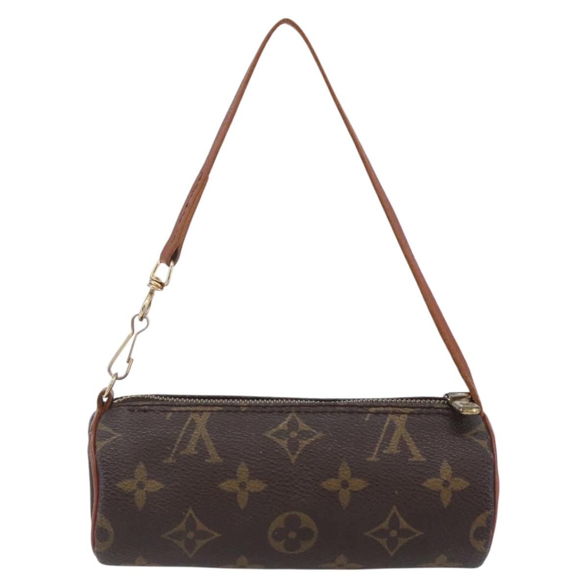 LOUIS VUITTON Monogram Papillon Pouch LV Auth 145867