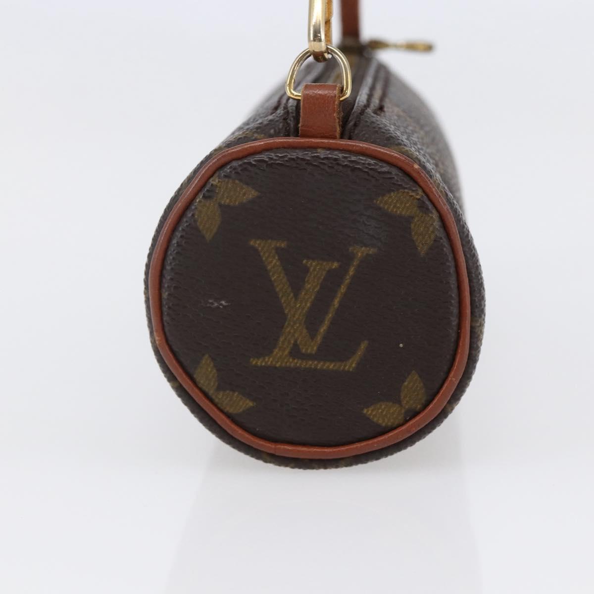 LOUIS VUITTON Monogram Papillon Pouch LV Auth 145867