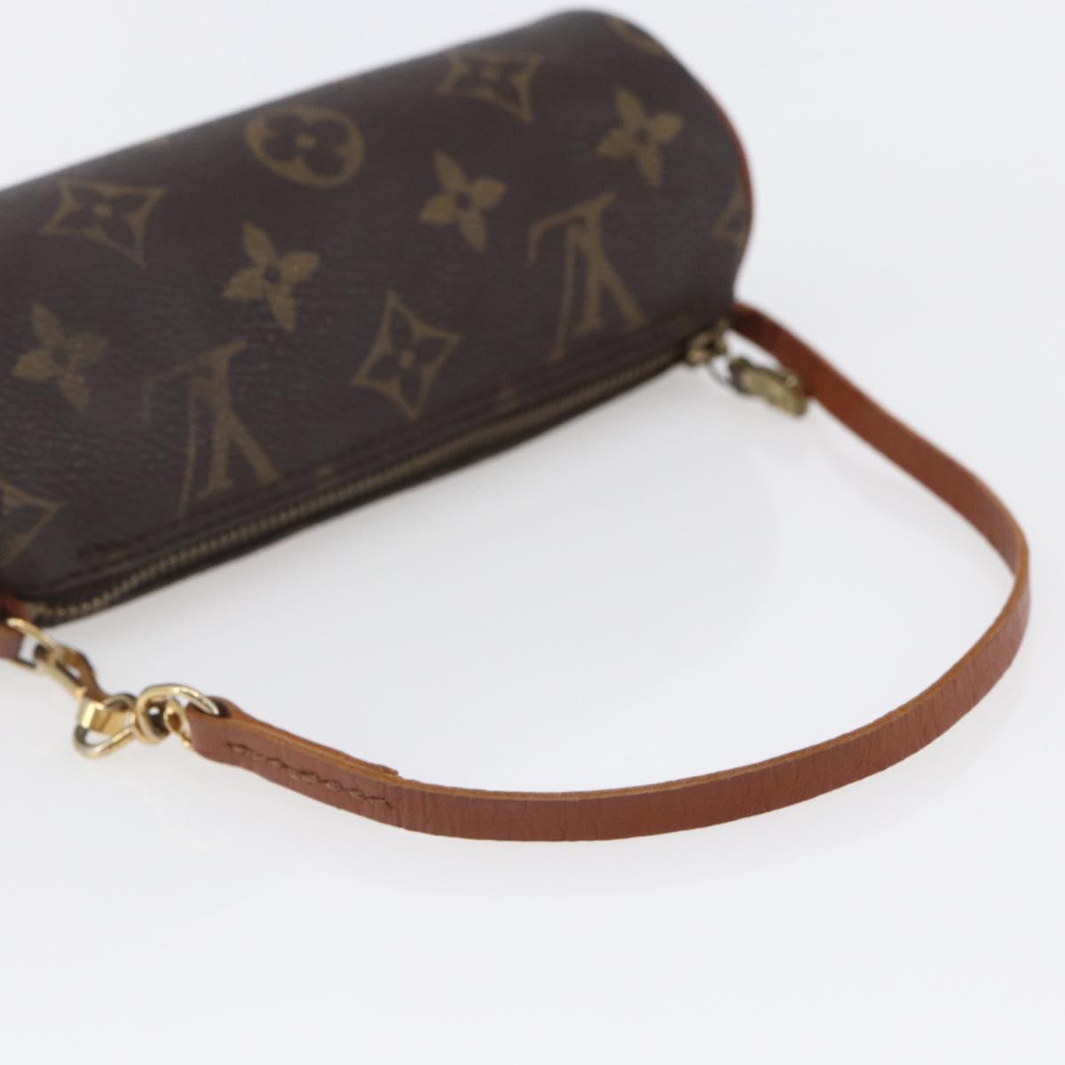 LOUIS VUITTON Monogram Papillon Pouch LV Auth 145867