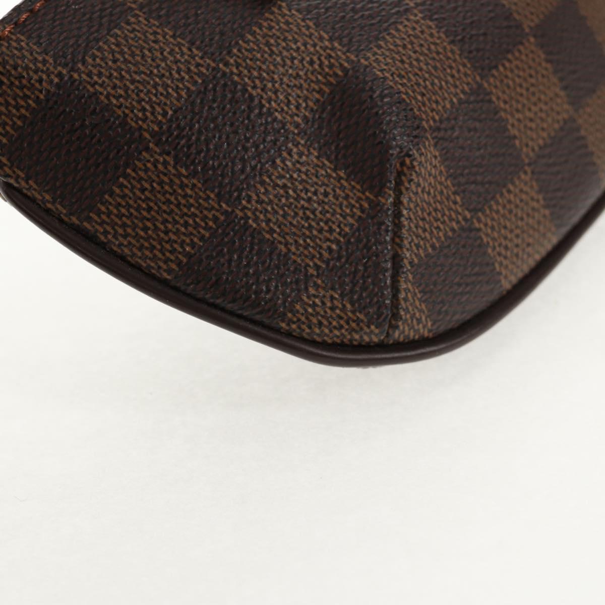 LOUIS VUITTON Damier Ebene Manosque GM Accessory Pouch N51120 LV Auth 145868V