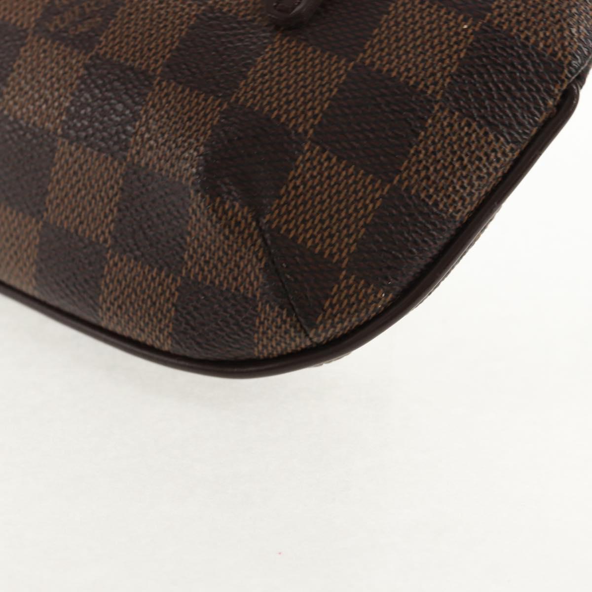 LOUIS VUITTON Damier Ebene Manosque GM Accessory Pouch N51120 LV Auth 145868V