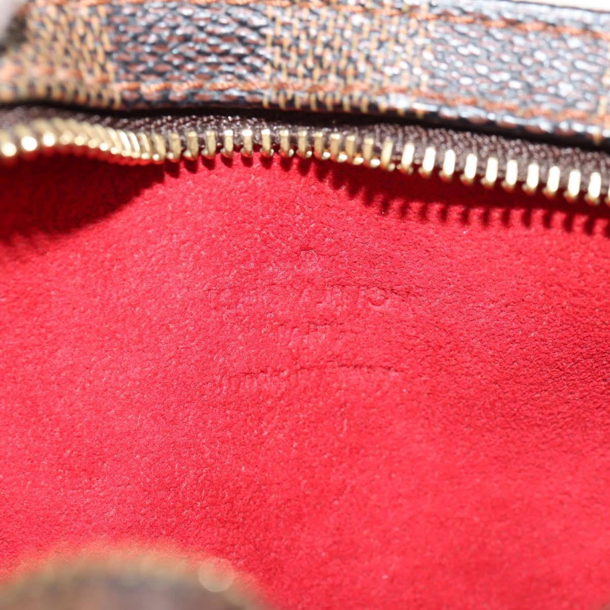 LOUIS VUITTON Damier Ebene Manosque GM Accessory Pouch N51120 LV Auth 145868V