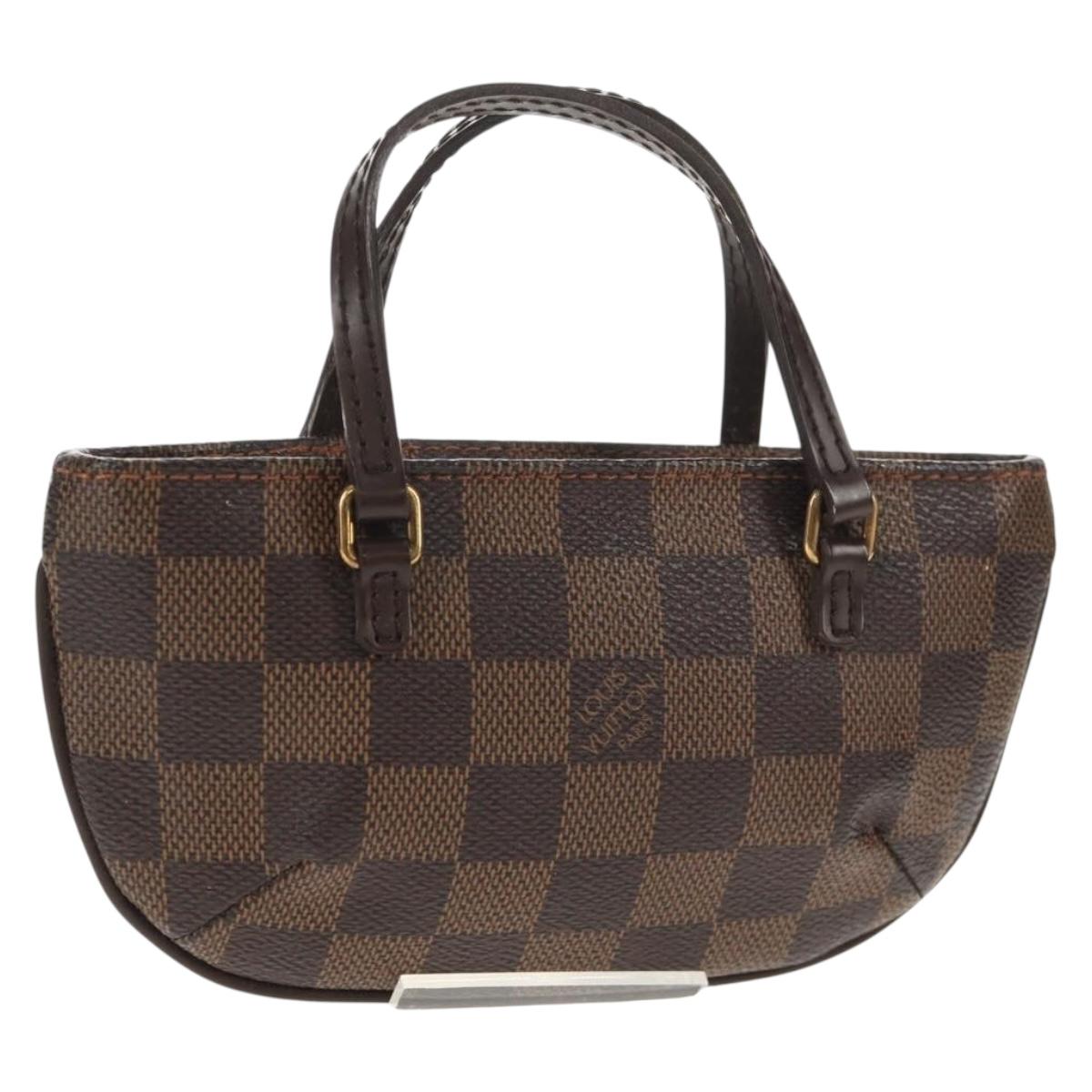 LOUIS VUITTON Damier Ebene Manosque GM Accessory Pouch N51120 LV Auth 145868V