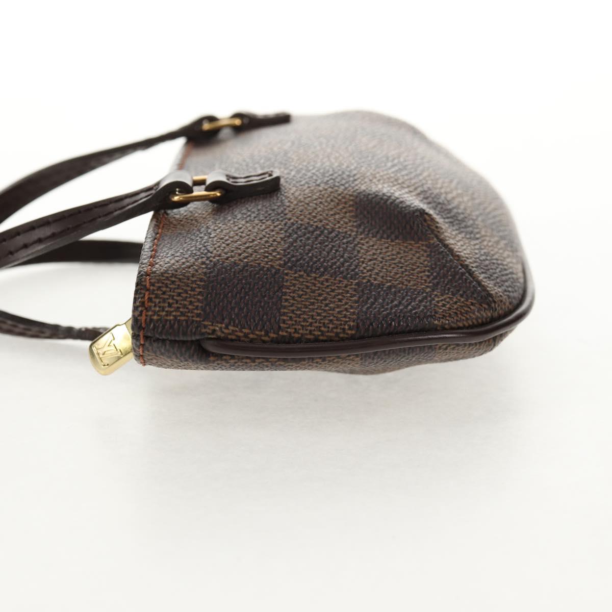 LOUIS VUITTON Damier Ebene Manosque GM Accessory Pouch N51120 LV Auth 145868V
