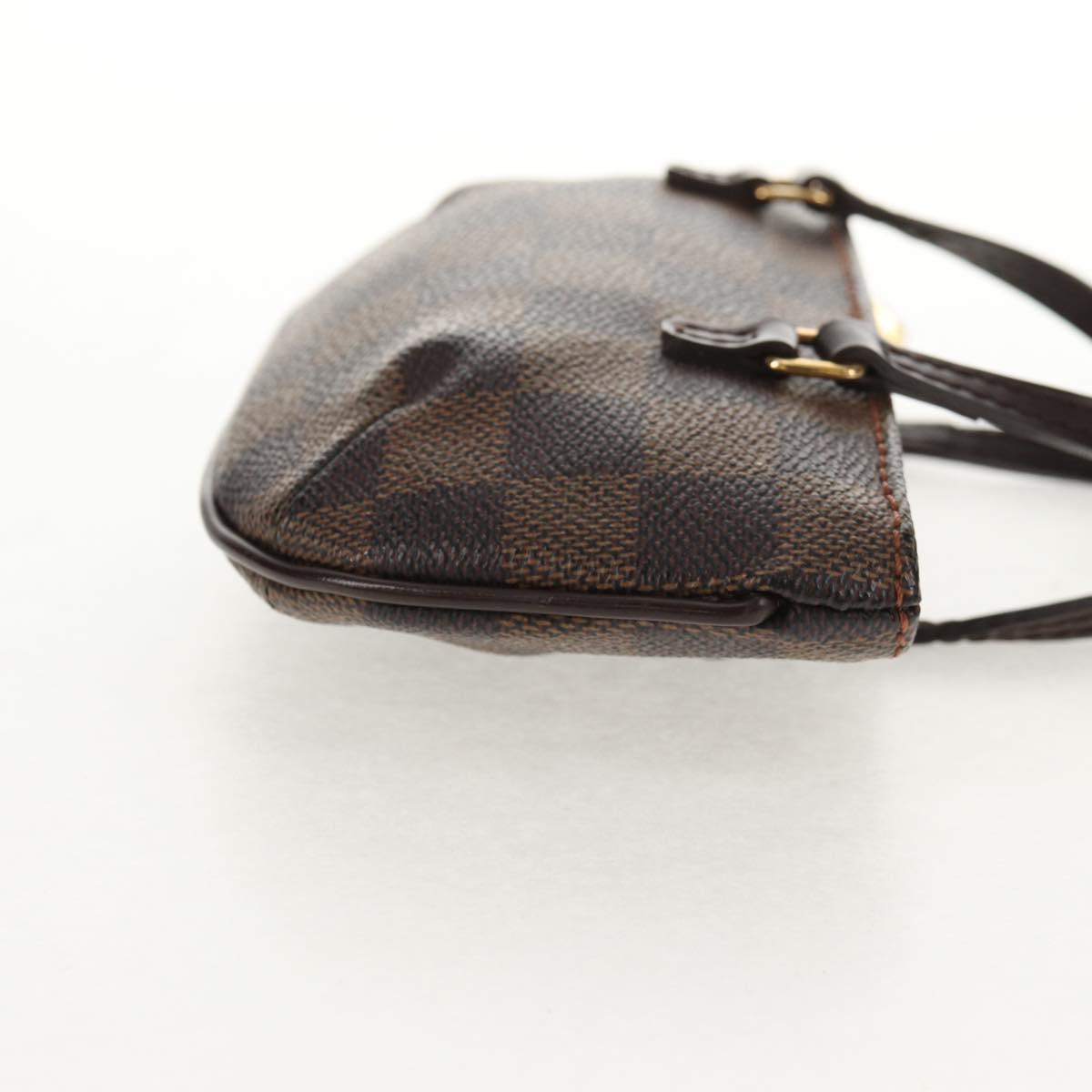 LOUIS VUITTON Damier Ebene Manosque GM Accessory Pouch N51120 LV Auth 145868V