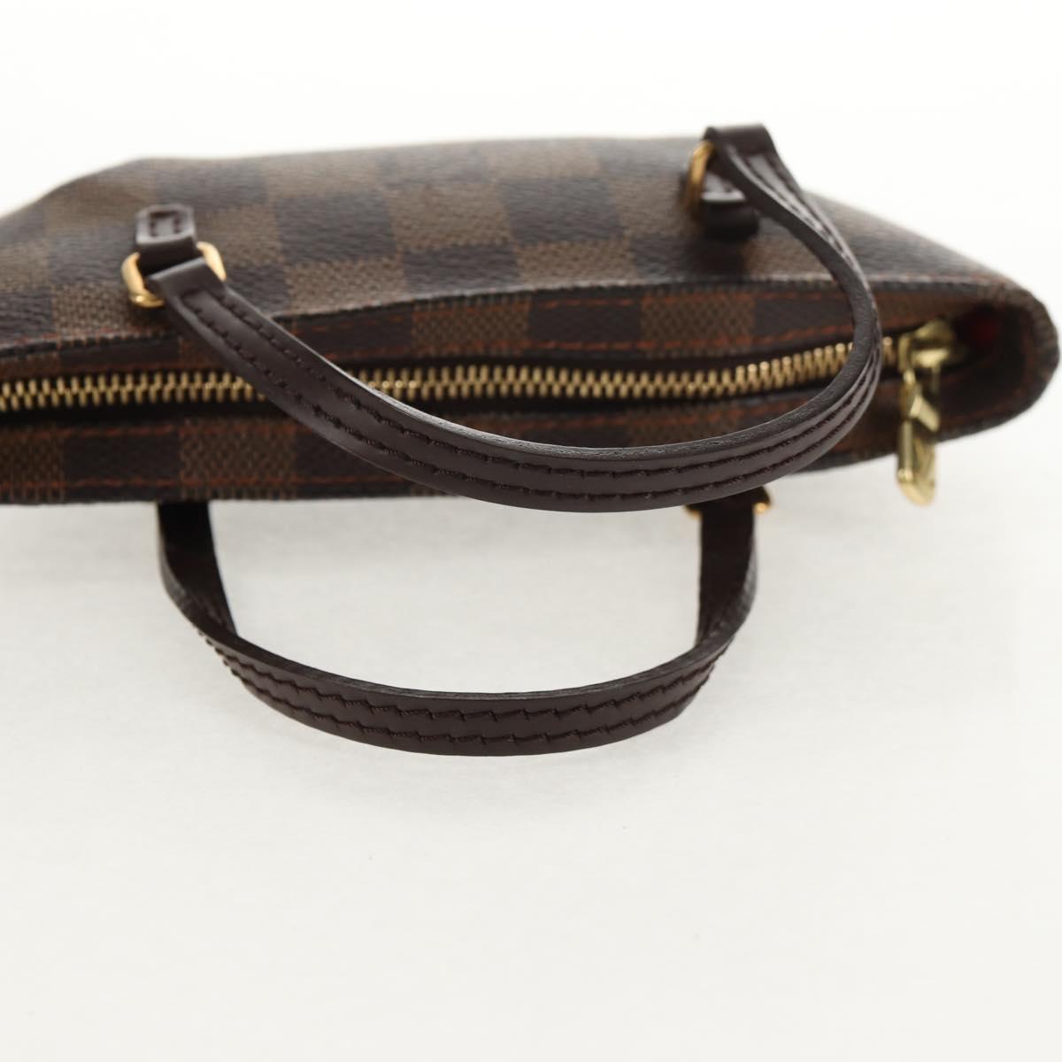 LOUIS VUITTON Damier Ebene Manosque GM Accessory Pouch N51120 LV Auth 145868V