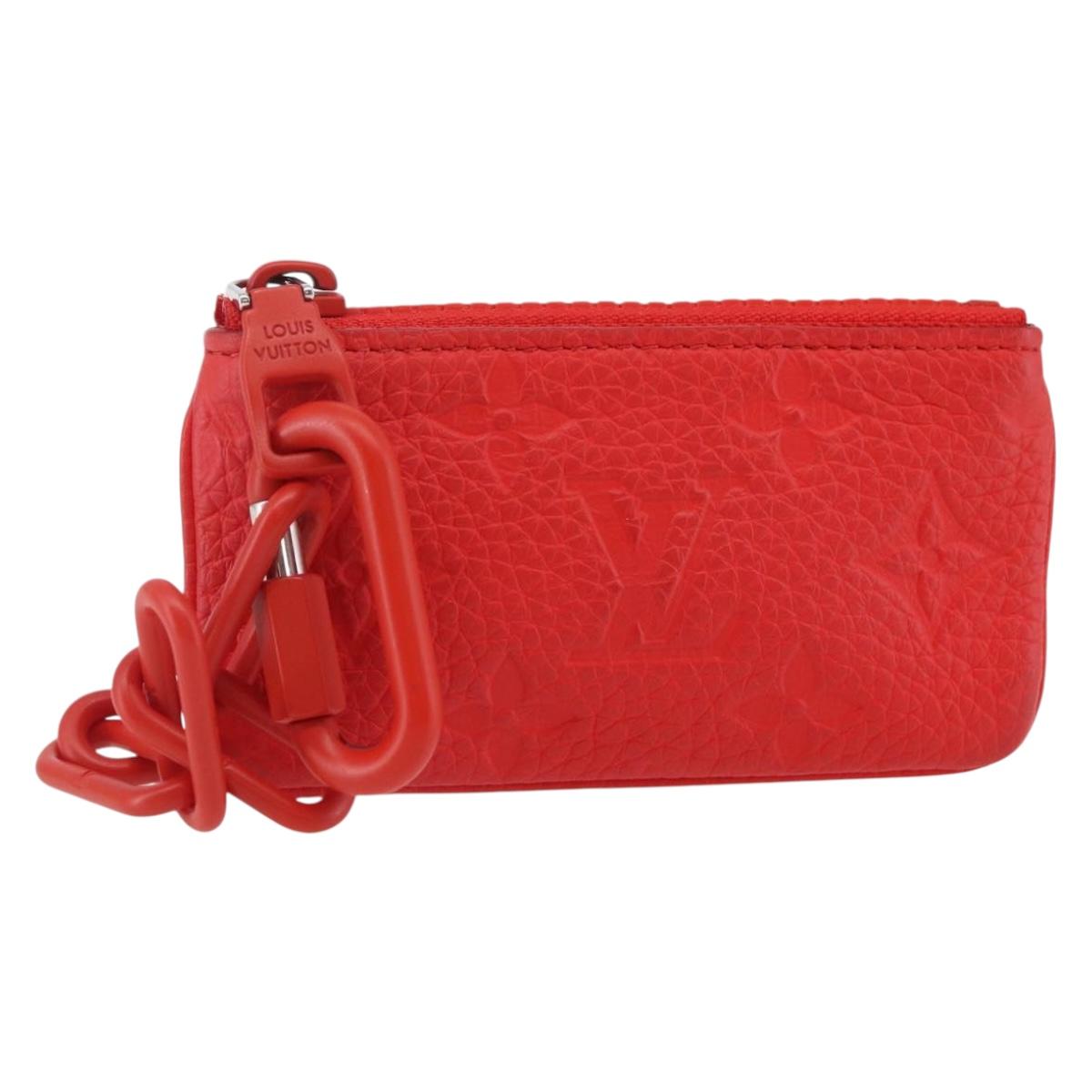 LOUIS VUITTON Empreinte Virgil Abloh Pochette Cles Coin Purse M67474 Auth 145871