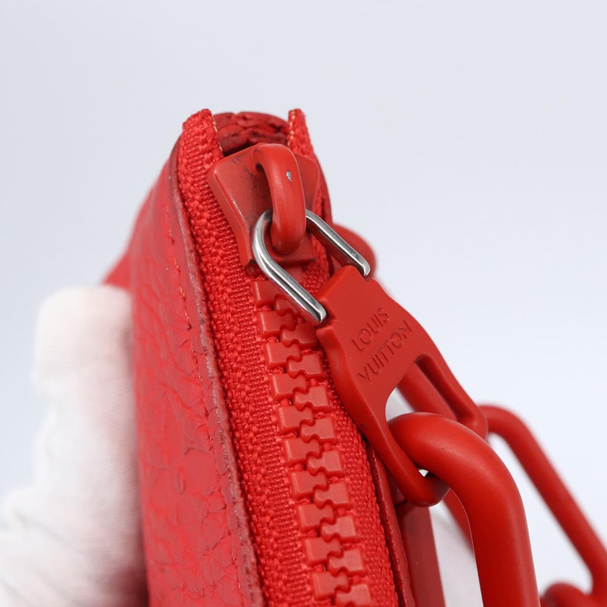 LOUIS VUITTON Empreinte Virgil Abloh Pochette Cles Coin Purse M67474 Auth 145871