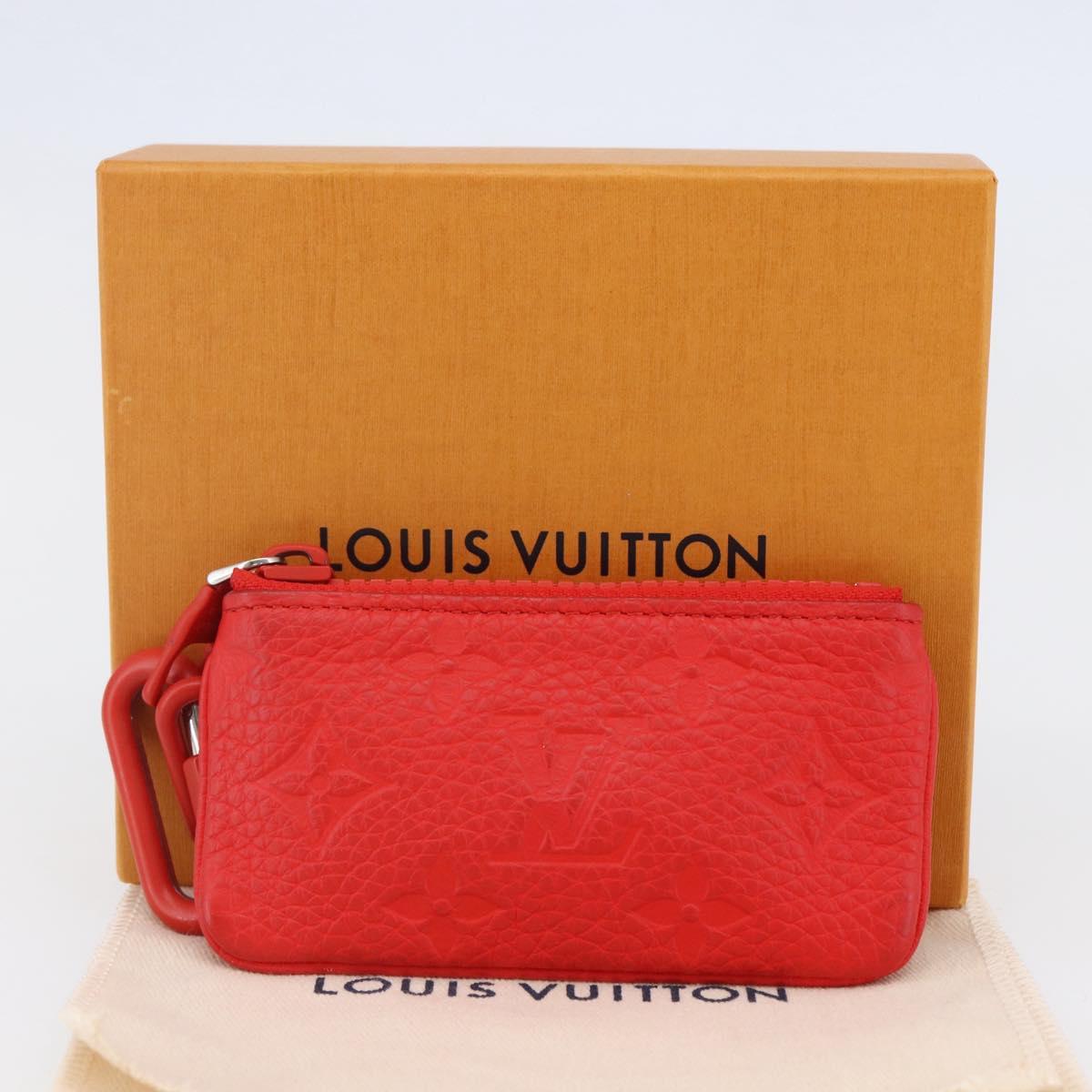 LOUIS VUITTON Empreinte Virgil Abloh Pochette Cles Coin Purse M67474 Auth 145871
