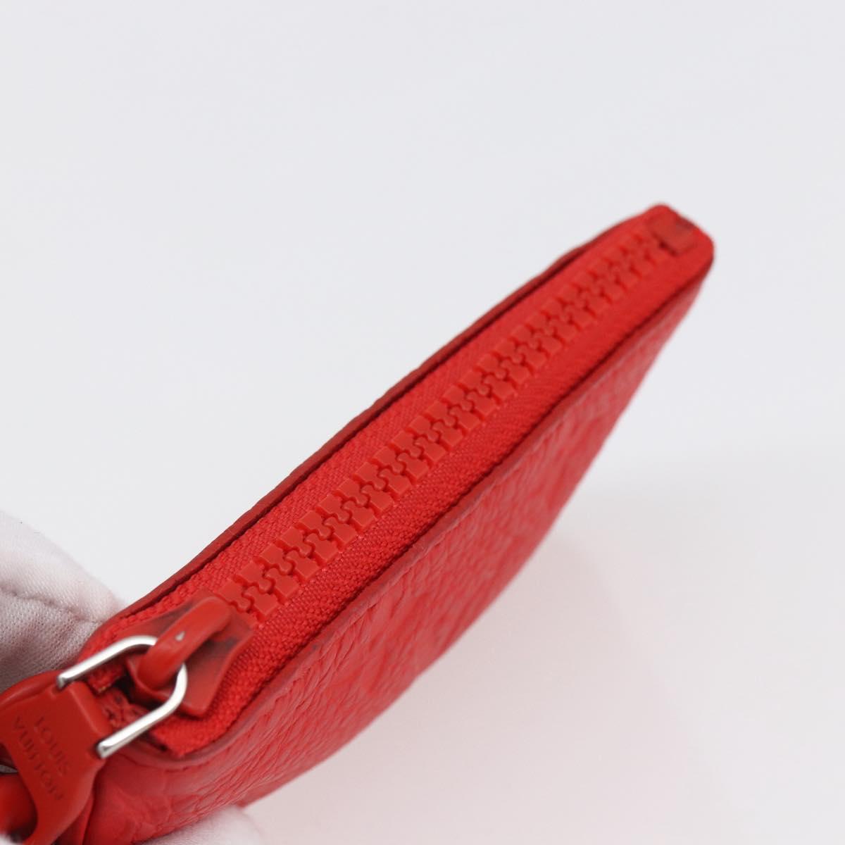 LOUIS VUITTON Empreinte Virgil Abloh Pochette Cles Coin Purse M67474 Auth 145871