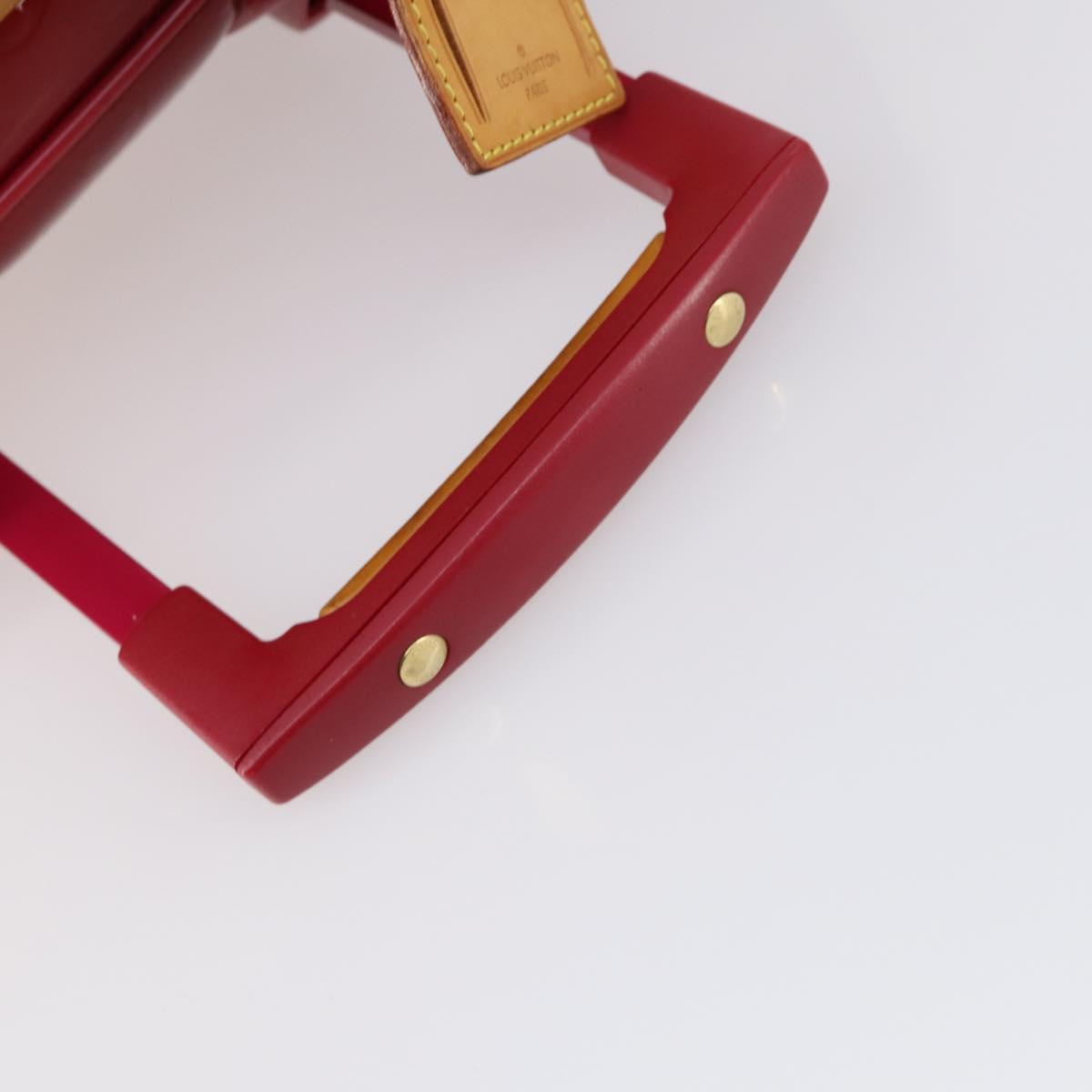 LOUIS VUITTON Monogram Vernis Pegas 45 suitcase Pomme D'amour M91278 Auth 145874