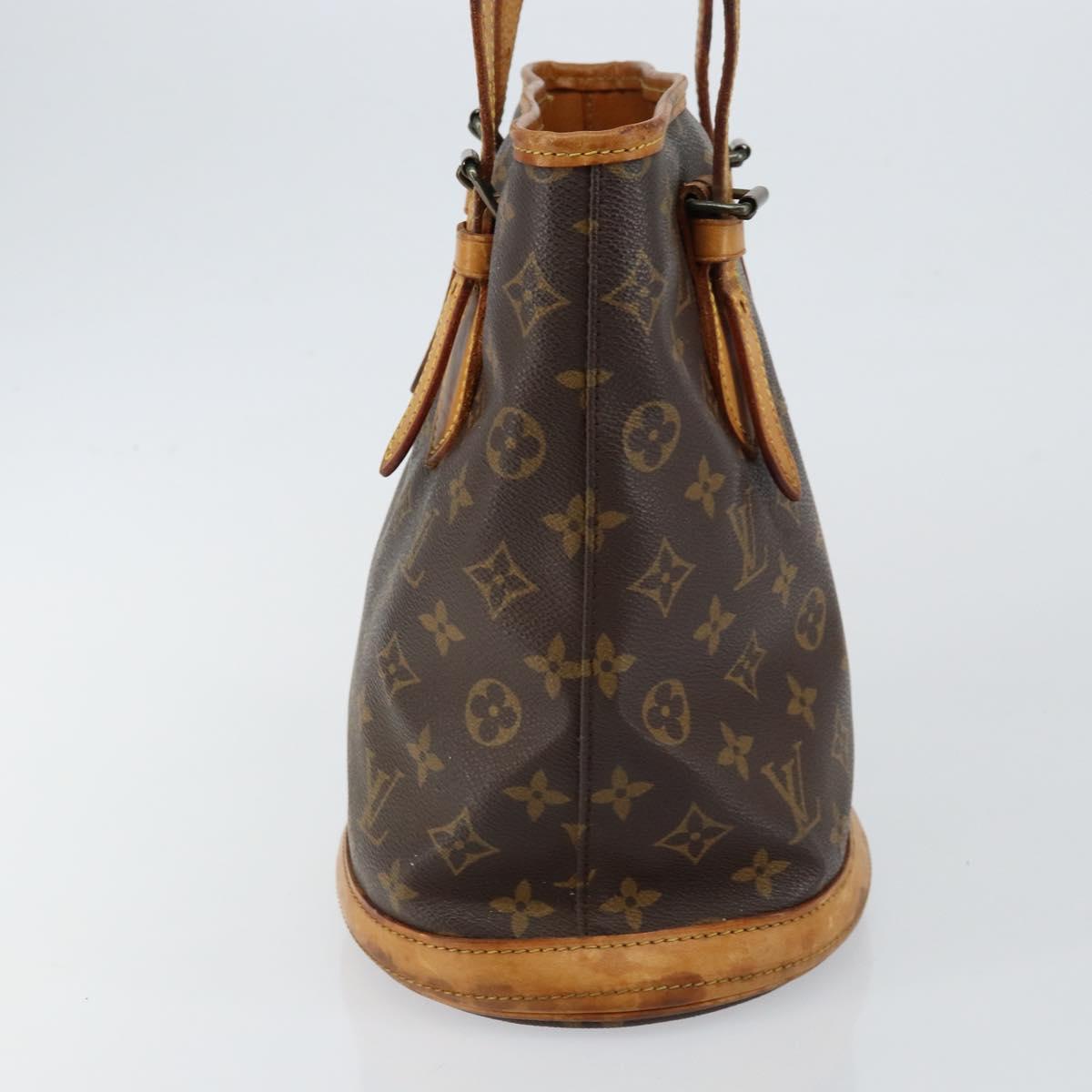 LOUIS VUITTON Monogram Bucket PM Shoulder Bag Vintage M42238 LV Auth 145902