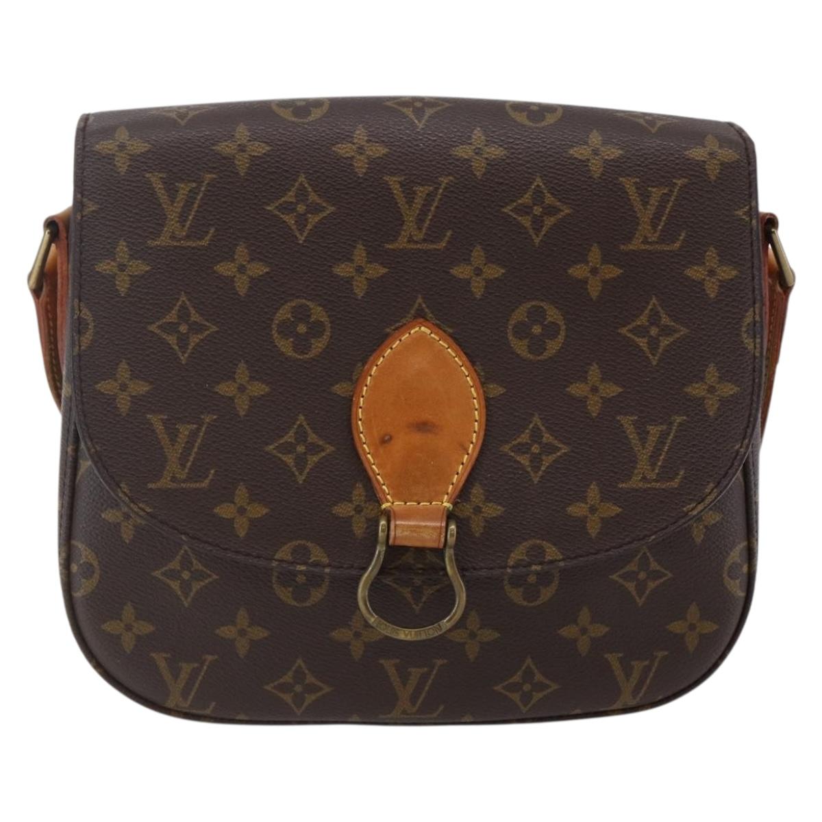 LOUIS VUITTON Monogram Saint Cloud GM Shoulder Bag M51242 LV Auth 145903