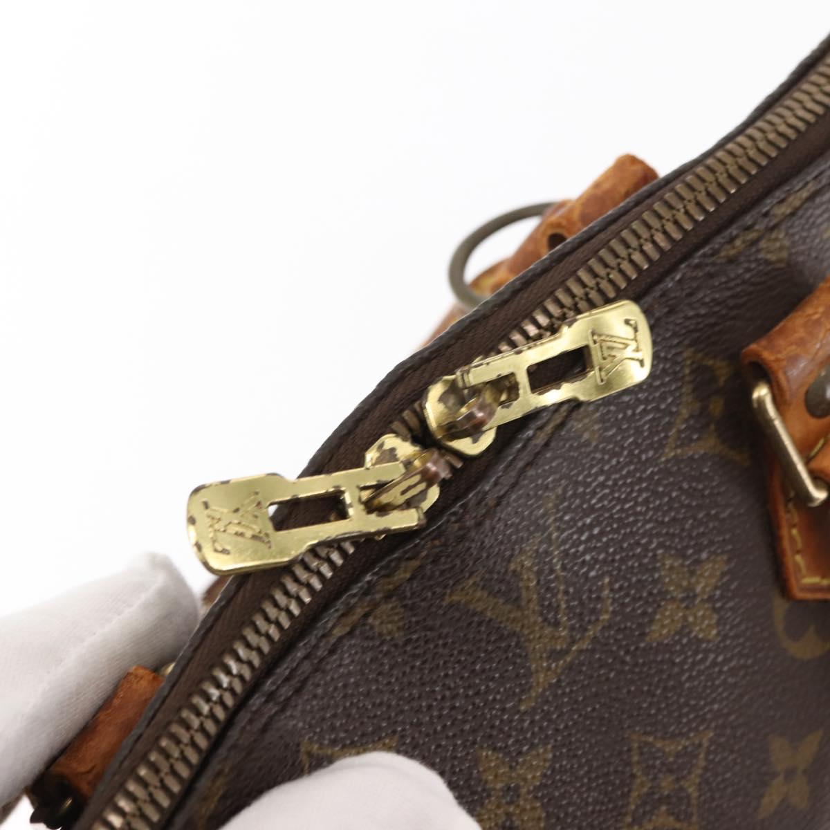 LOUIS VUITTON Monogram Alma Hand Bag M51130 LV Auth 145905