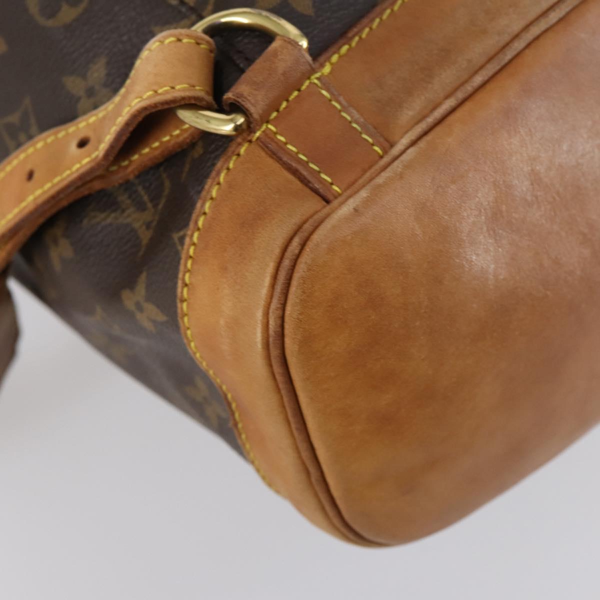 LOUIS VUITTON Monogram Montsouris GM Backpack M51135 LV Auth 145906