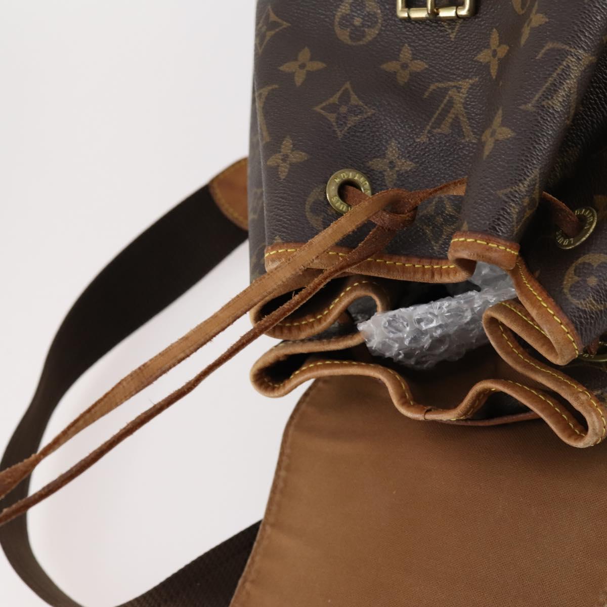 LOUIS VUITTON Monogram Montsouris GM Backpack M51135 LV Auth 145906