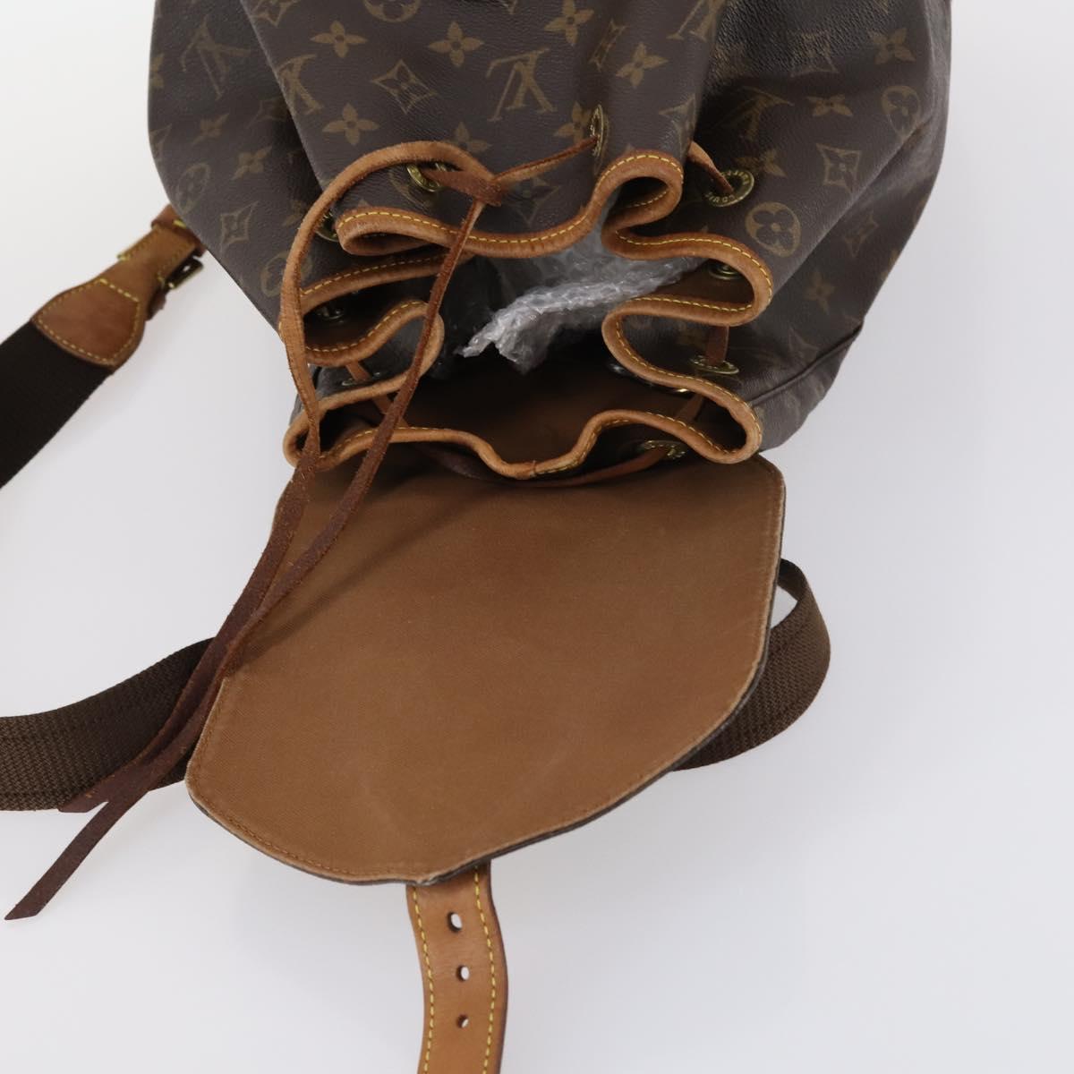 LOUIS VUITTON Monogram Montsouris GM Backpack M51135 LV Auth 145906
