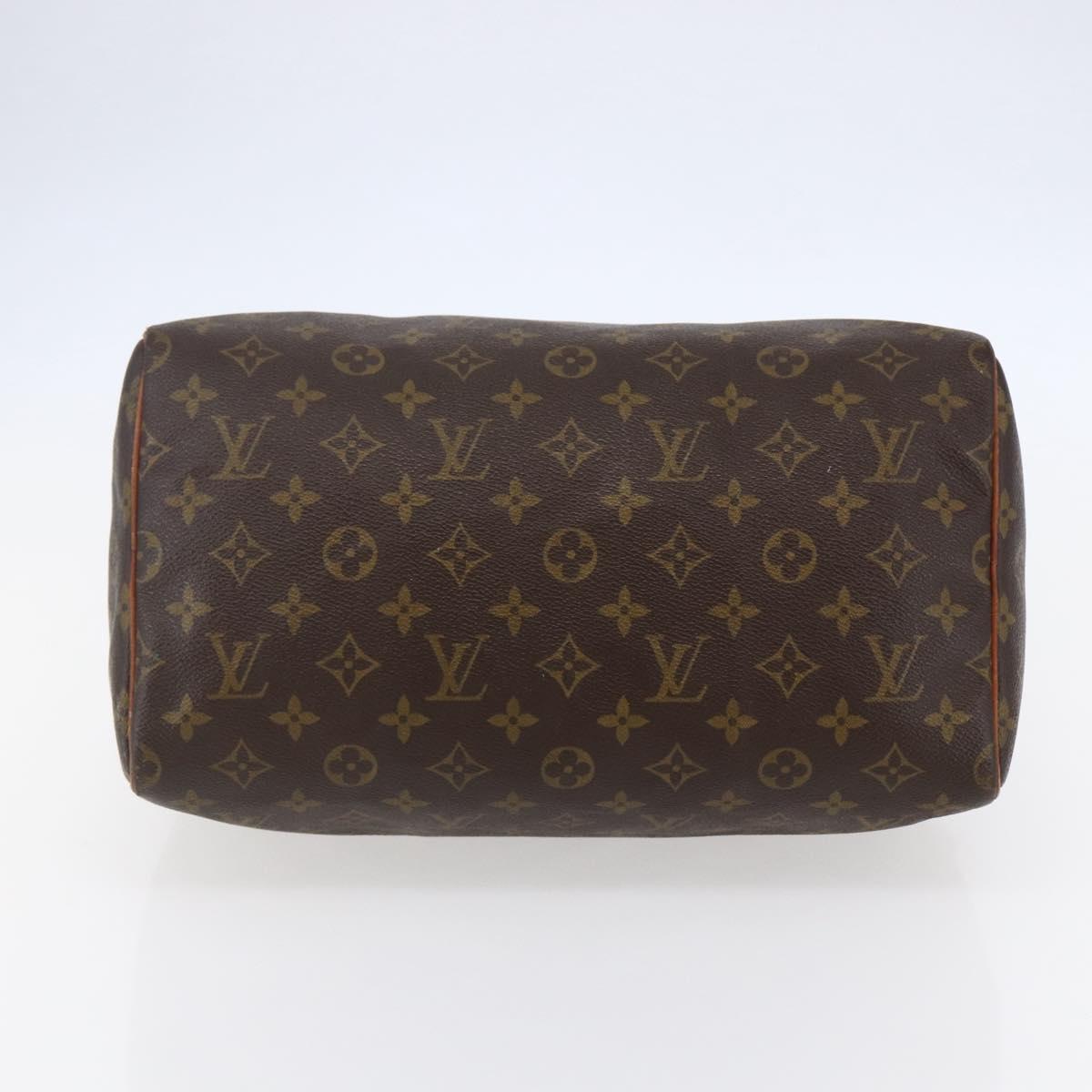 LOUIS VUITTON Monogram Speedy 30 Hand Bag M41526 LV Auth 145914