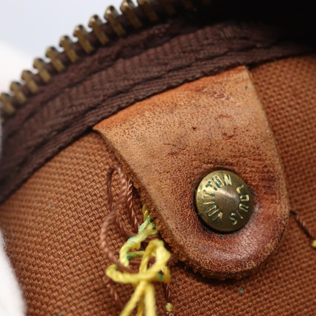 LOUIS VUITTON Monogram Speedy 30 Hand Bag M41526 LV Auth 145914