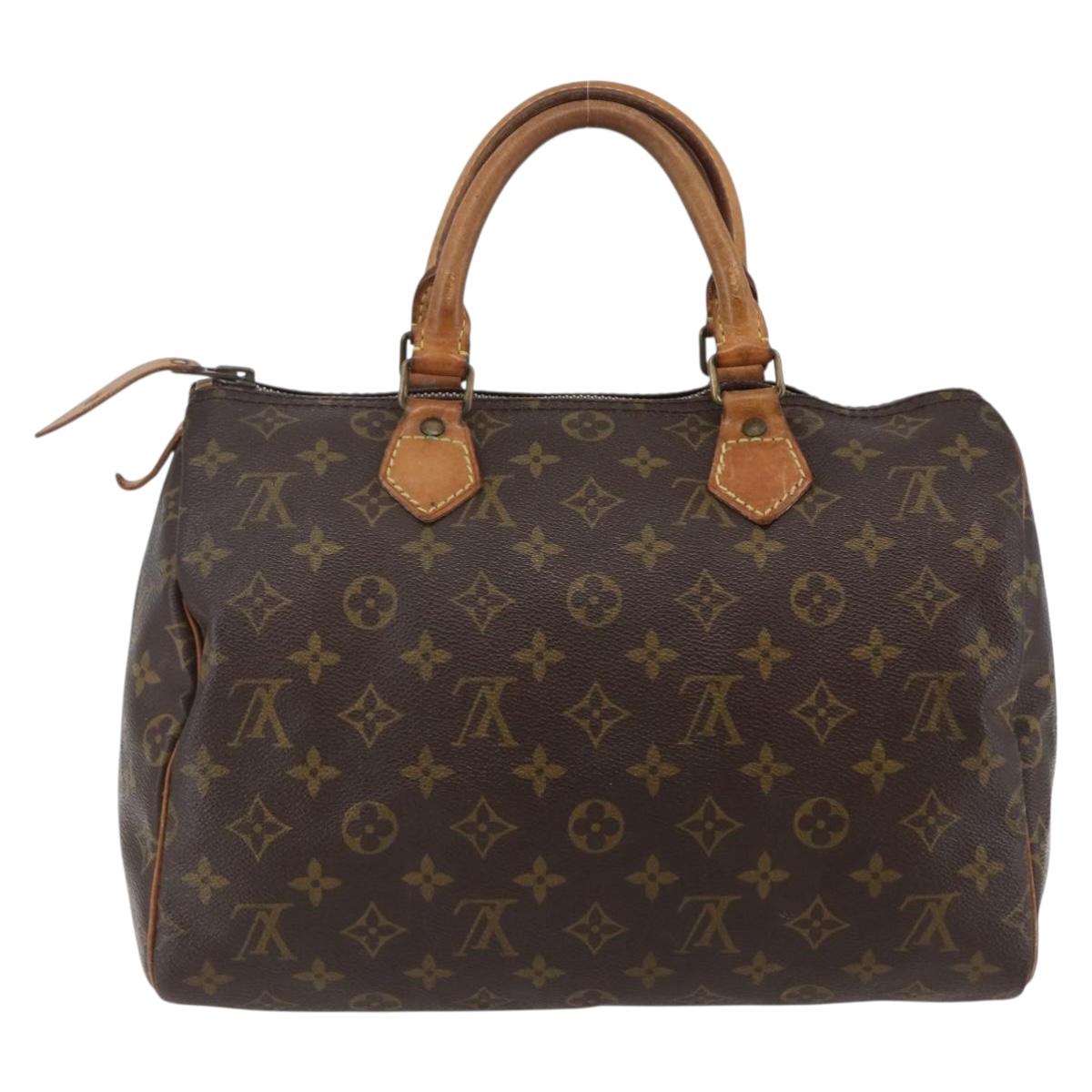 LOUIS VUITTON Monogram Speedy 30 Hand Bag M41526 LV Auth 145914