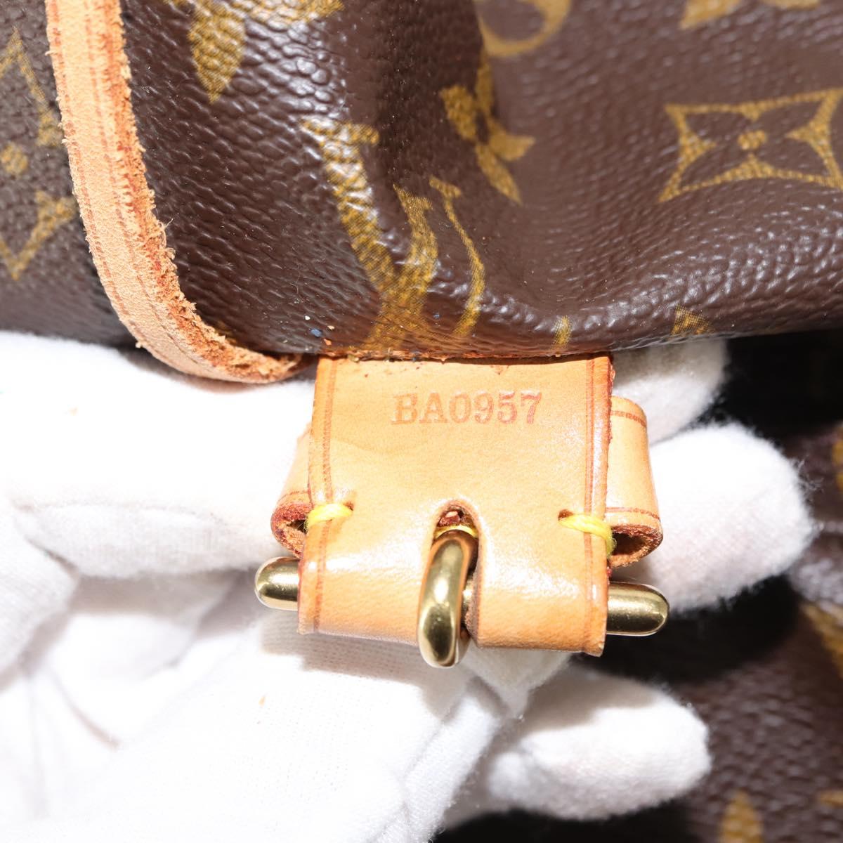 LOUIS VUITTON Monogram Montsouris GM Backpack M51135 LV Auth 145916A