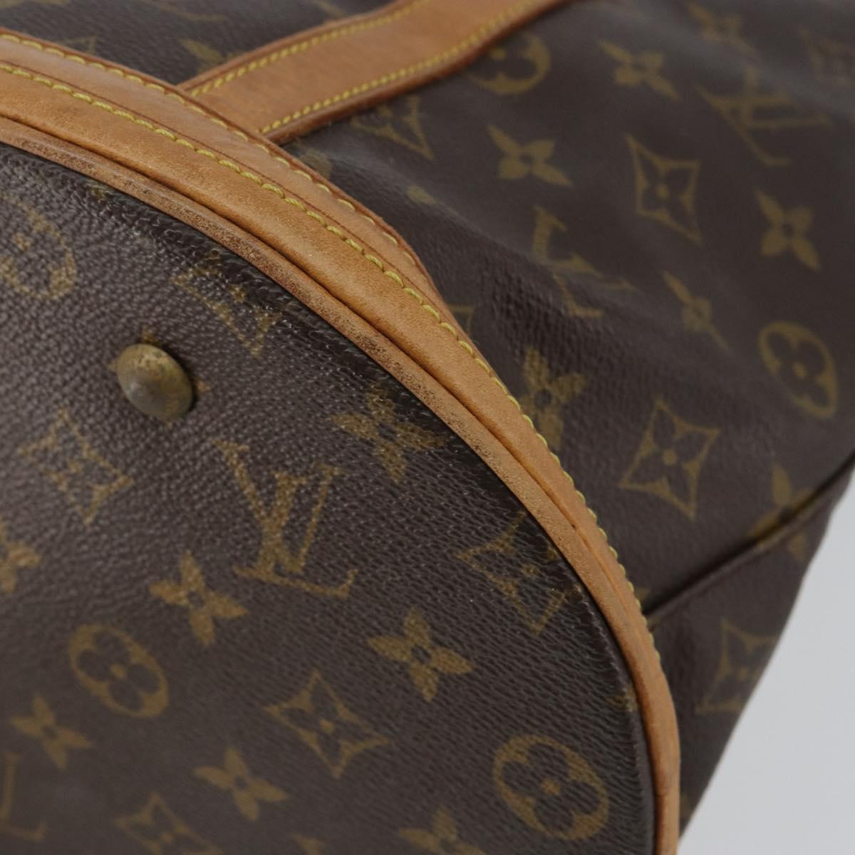 LOUIS VUITTON Monogram Bucket GM Shoulder Bag M42236 LV Auth 145929