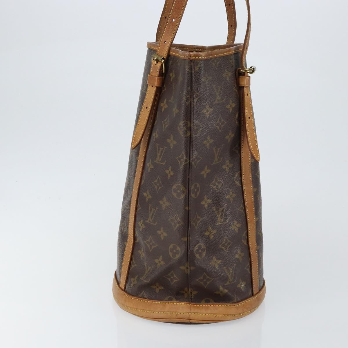 LOUIS VUITTON Monogram Bucket GM Shoulder Bag M42236 LV Auth 145929