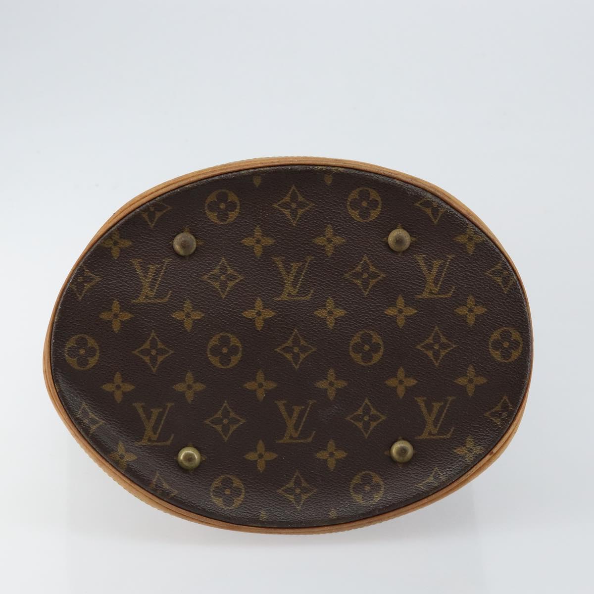 LOUIS VUITTON Monogram Bucket GM Shoulder Bag M42236 LV Auth 145929