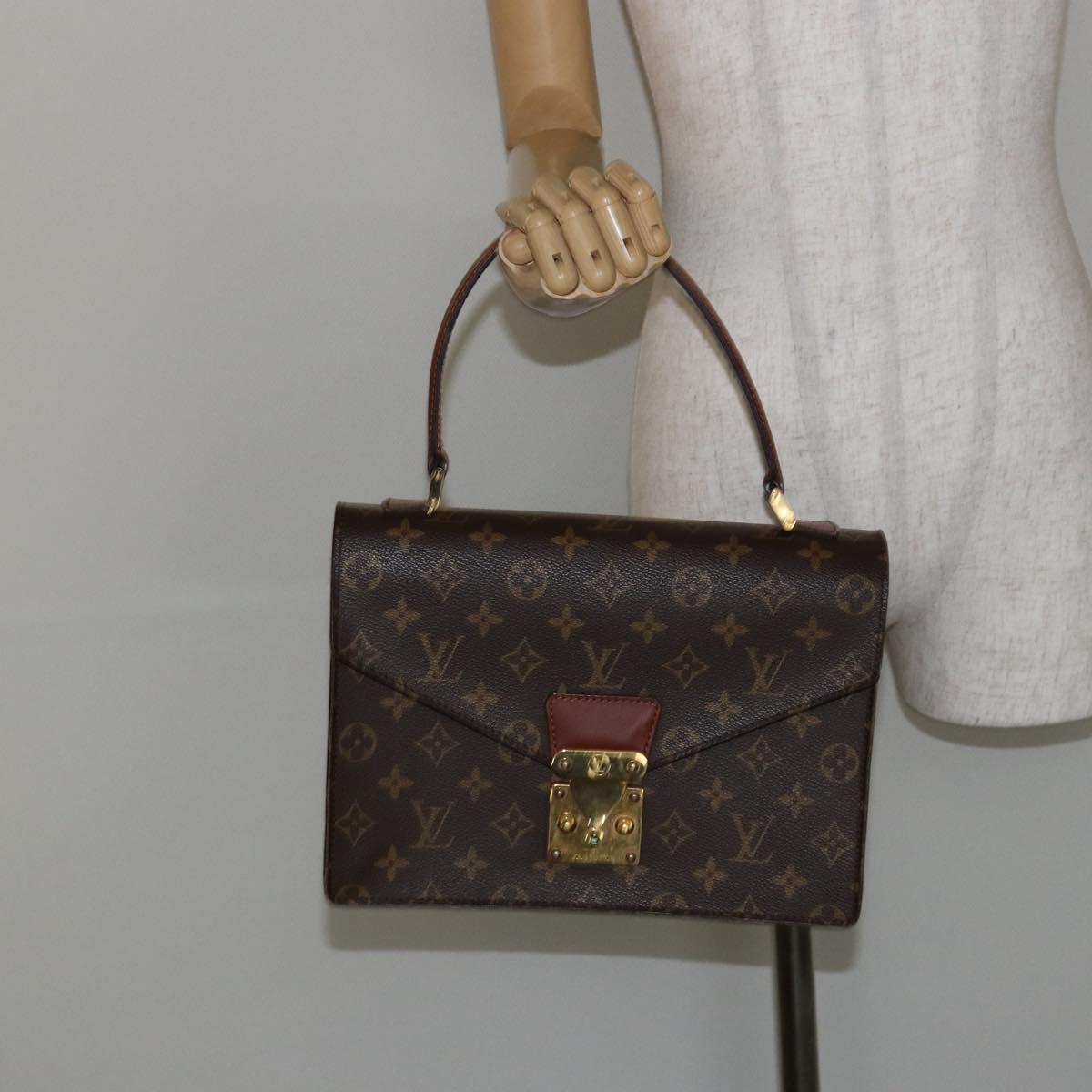 LOUIS VUITTON Monogram Concorde Hand Bag M51190 LV Auth 145931