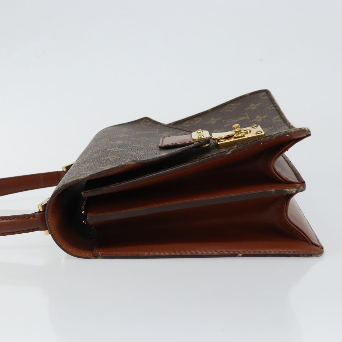 LOUIS VUITTON Monogram Concorde Hand Bag M51190 LV Auth 145931