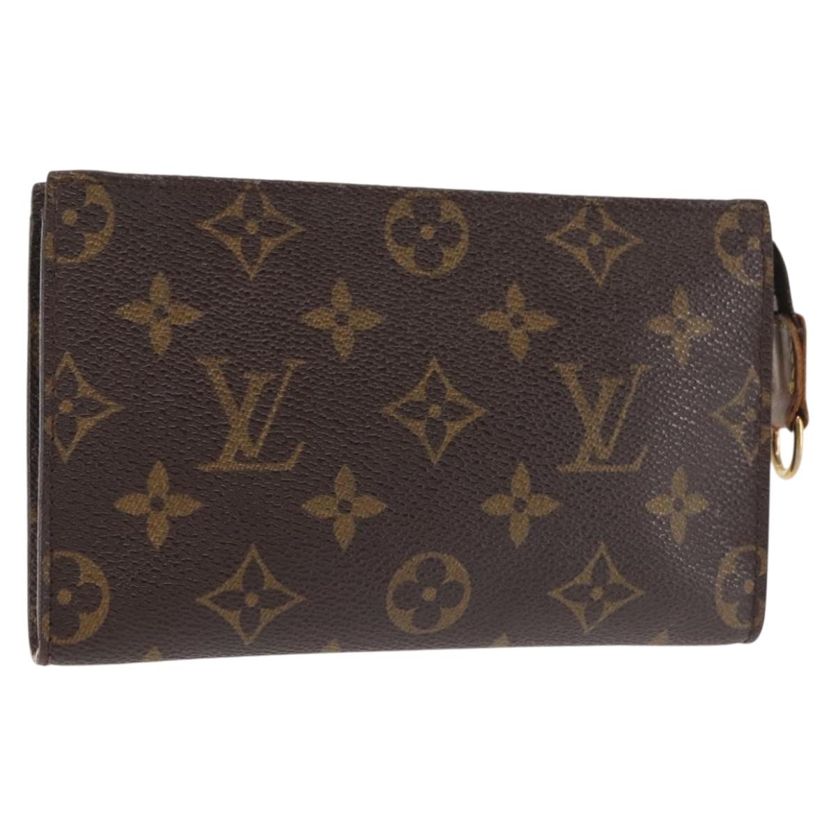 LOUIS VUITTON Monogram Bucket PM Accessory Pouch LV Auth 145932