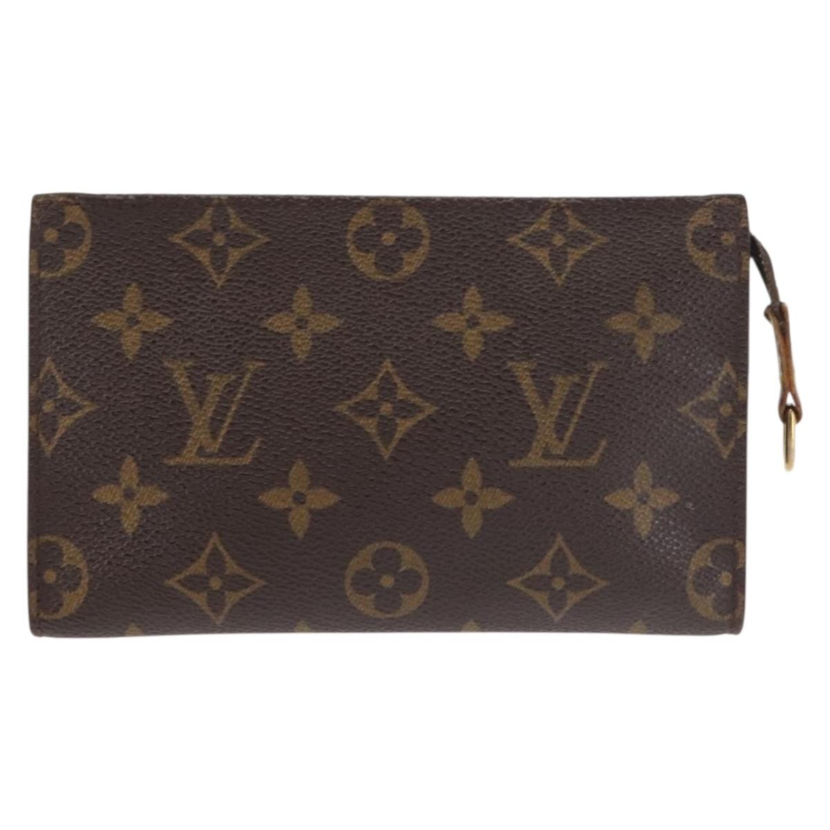 LOUIS VUITTON Monogram Bucket PM Accessory Pouch LV Auth 145932