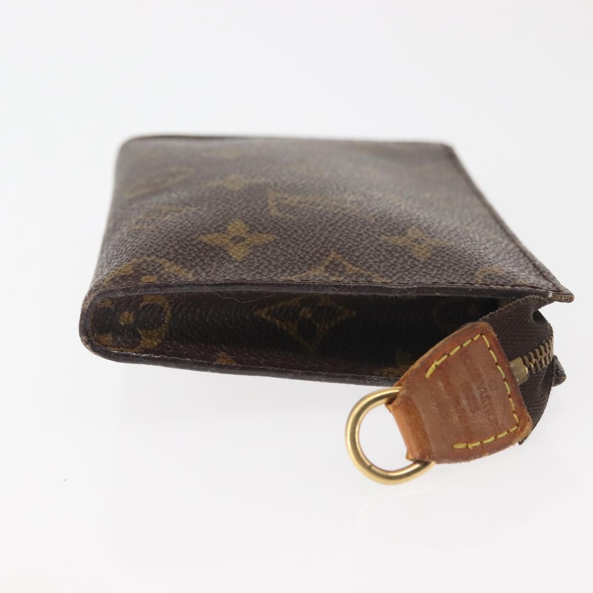 LOUIS VUITTON Monogram Bucket PM Accessory Pouch LV Auth 145932