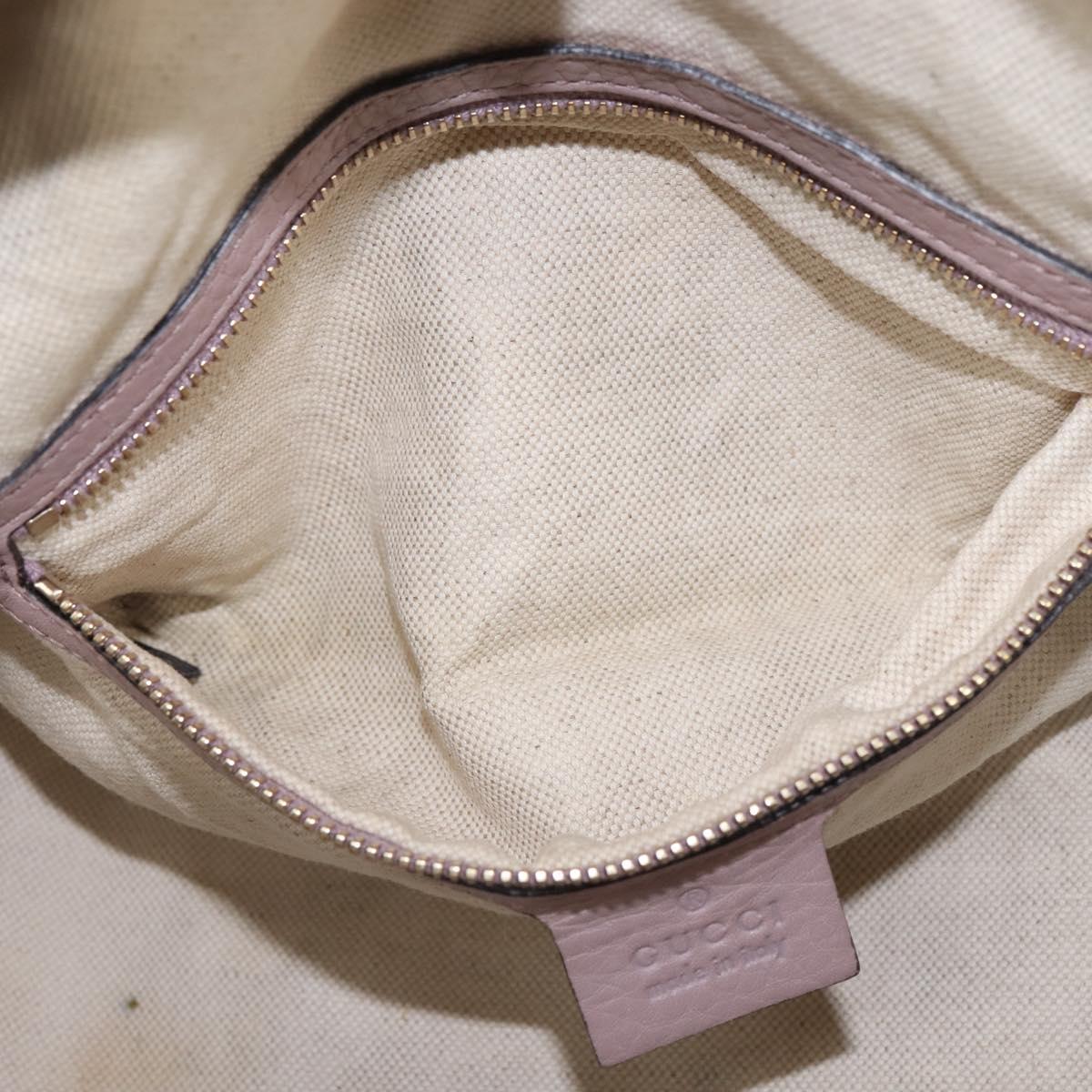 GUCCI GG Canvas Boston Bag 2way Beige Gold 269876 Auth 145953