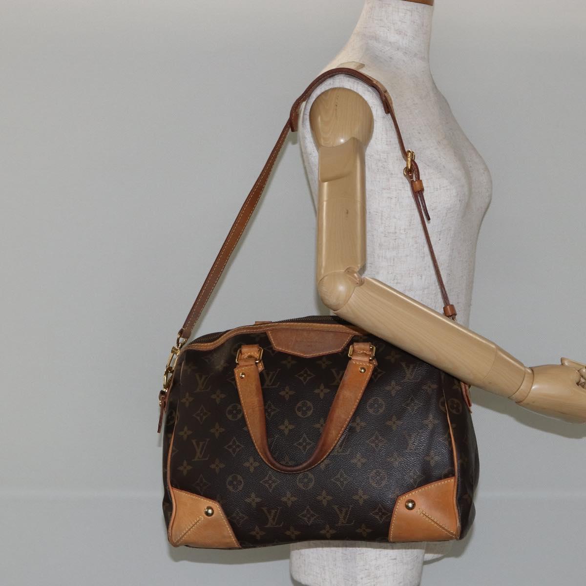 LOUIS VUITTON Monogram Retiro PM Hand Bag 2way Bag MB4181 LV Auth 145965