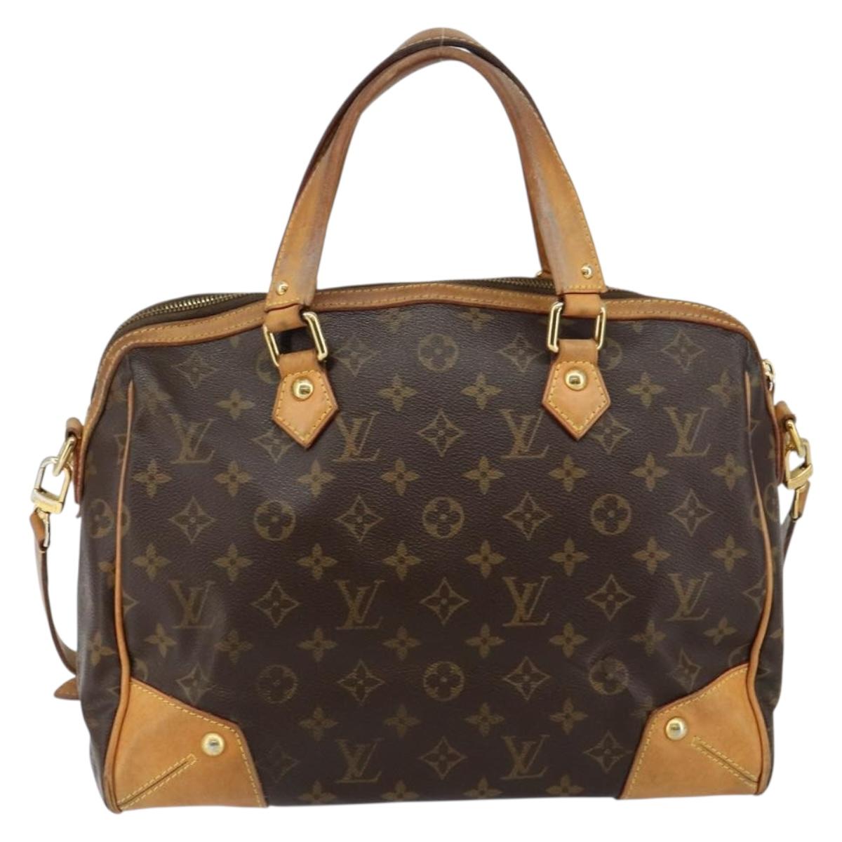 LOUIS VUITTON Monogram Retiro PM Hand Bag 2way Bag MB4181 LV Auth 145965